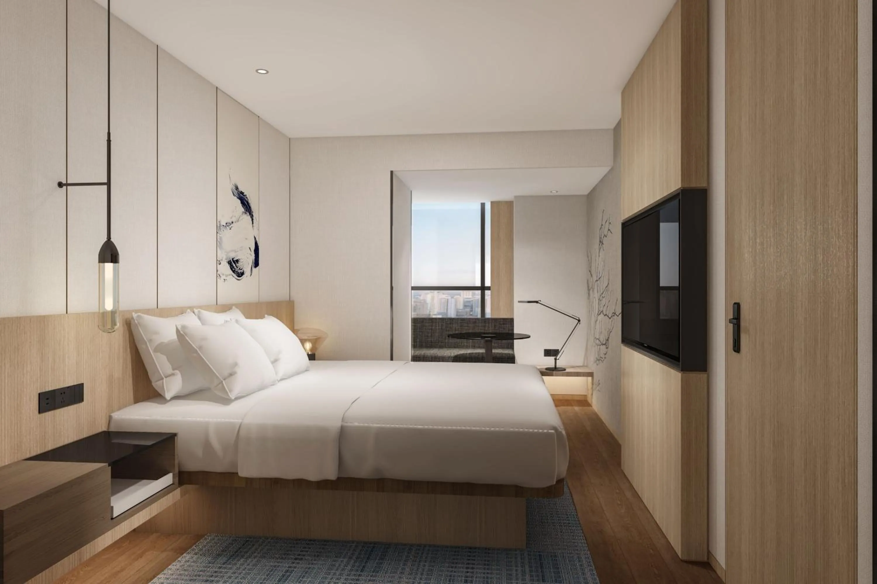 Photo of the whole room, Bed in Fairfield by Marriott Xi'an Yanta