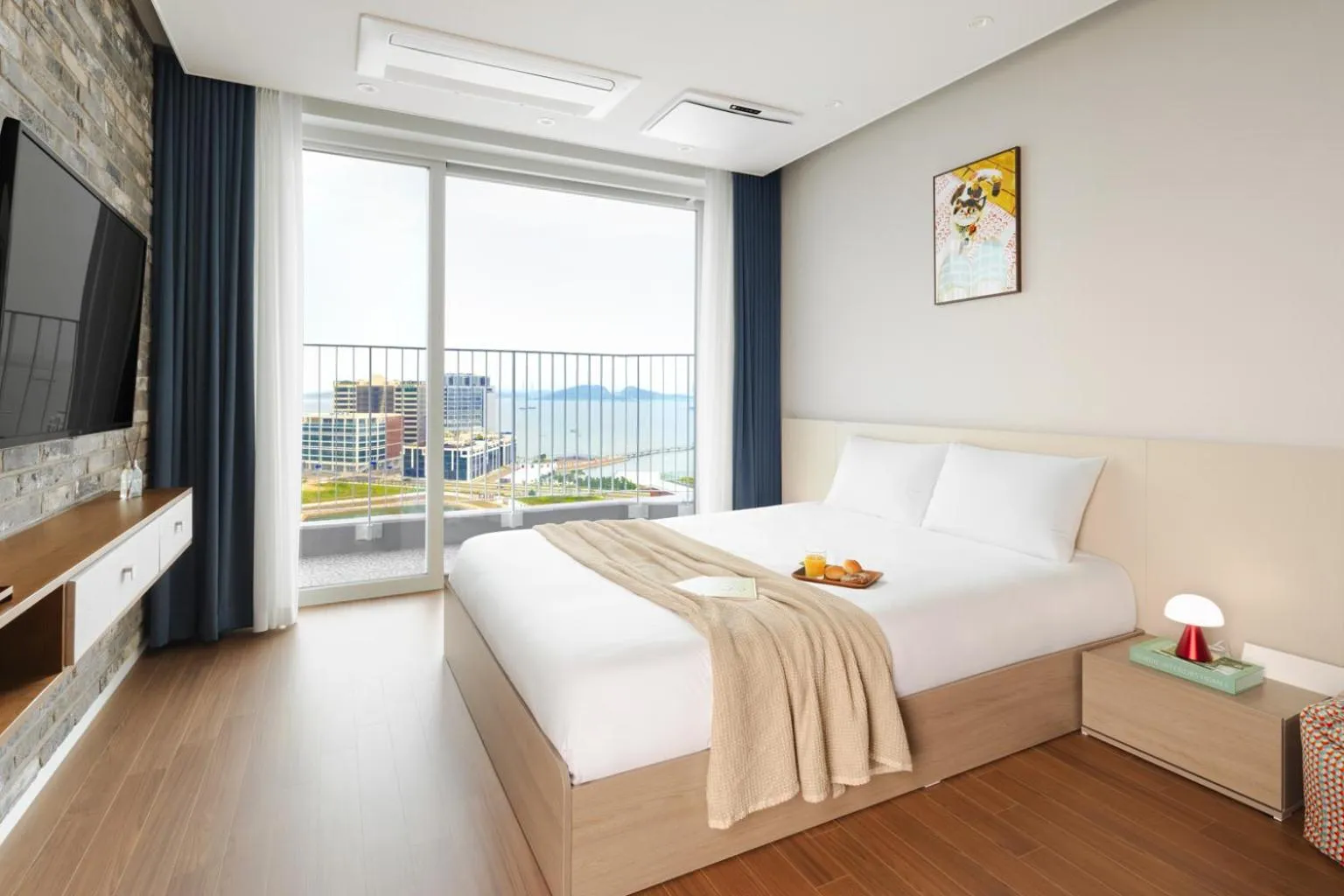 Bedroom, Bed in Urbanstay Siheung Geobukseom