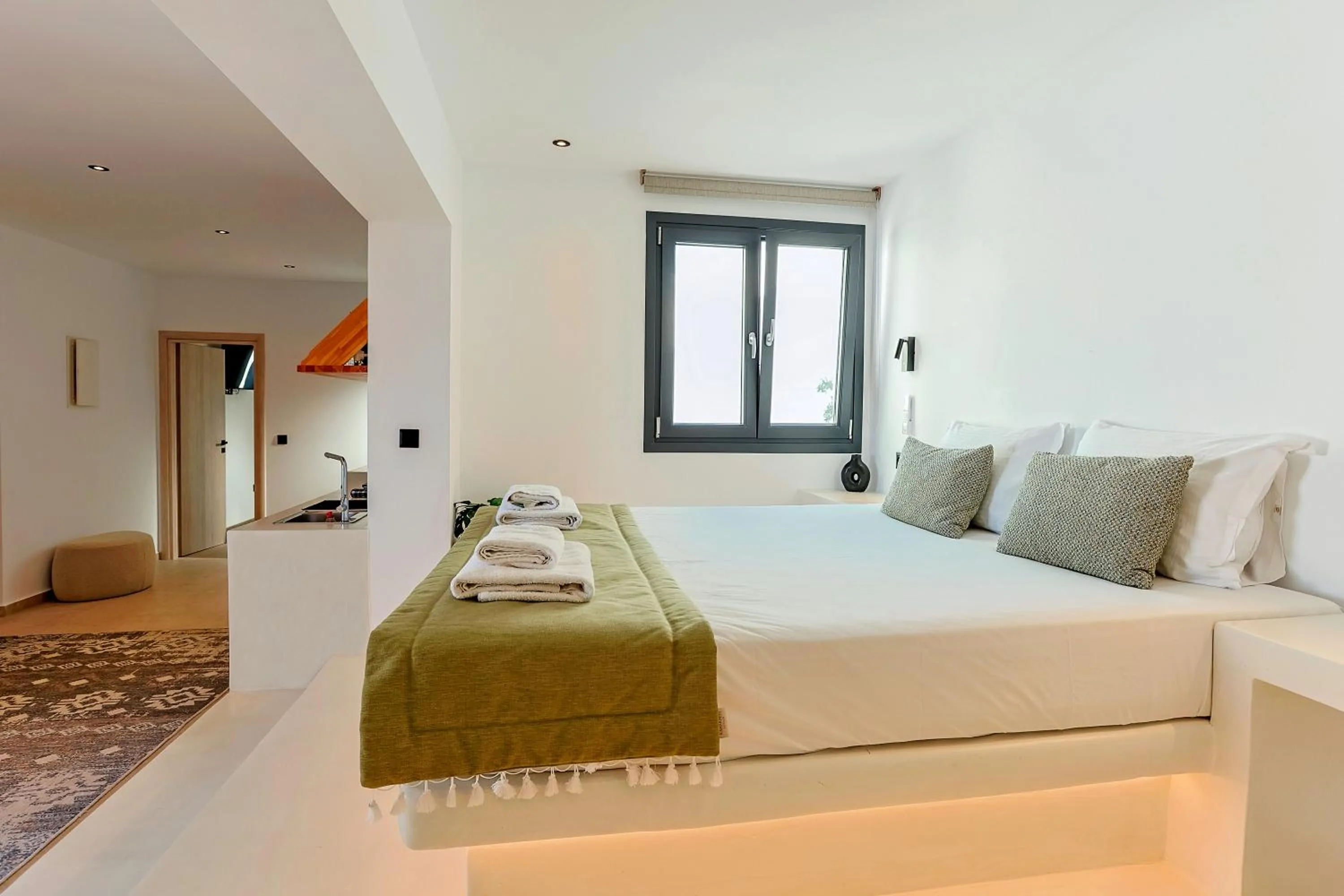 Bedroom, Bed in La Maltese Boutique Paros