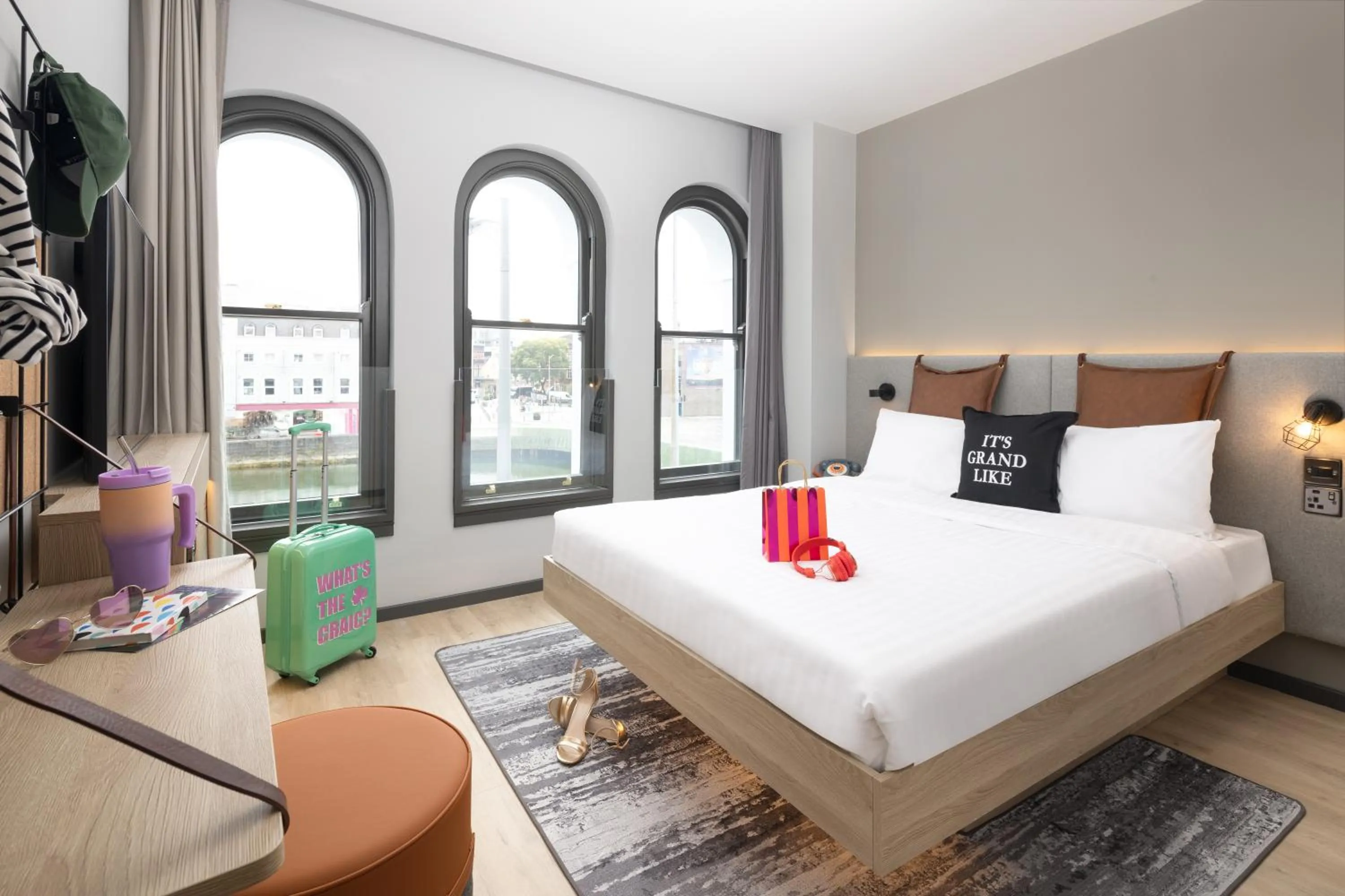 Bedroom, Bed in Moxy Cork