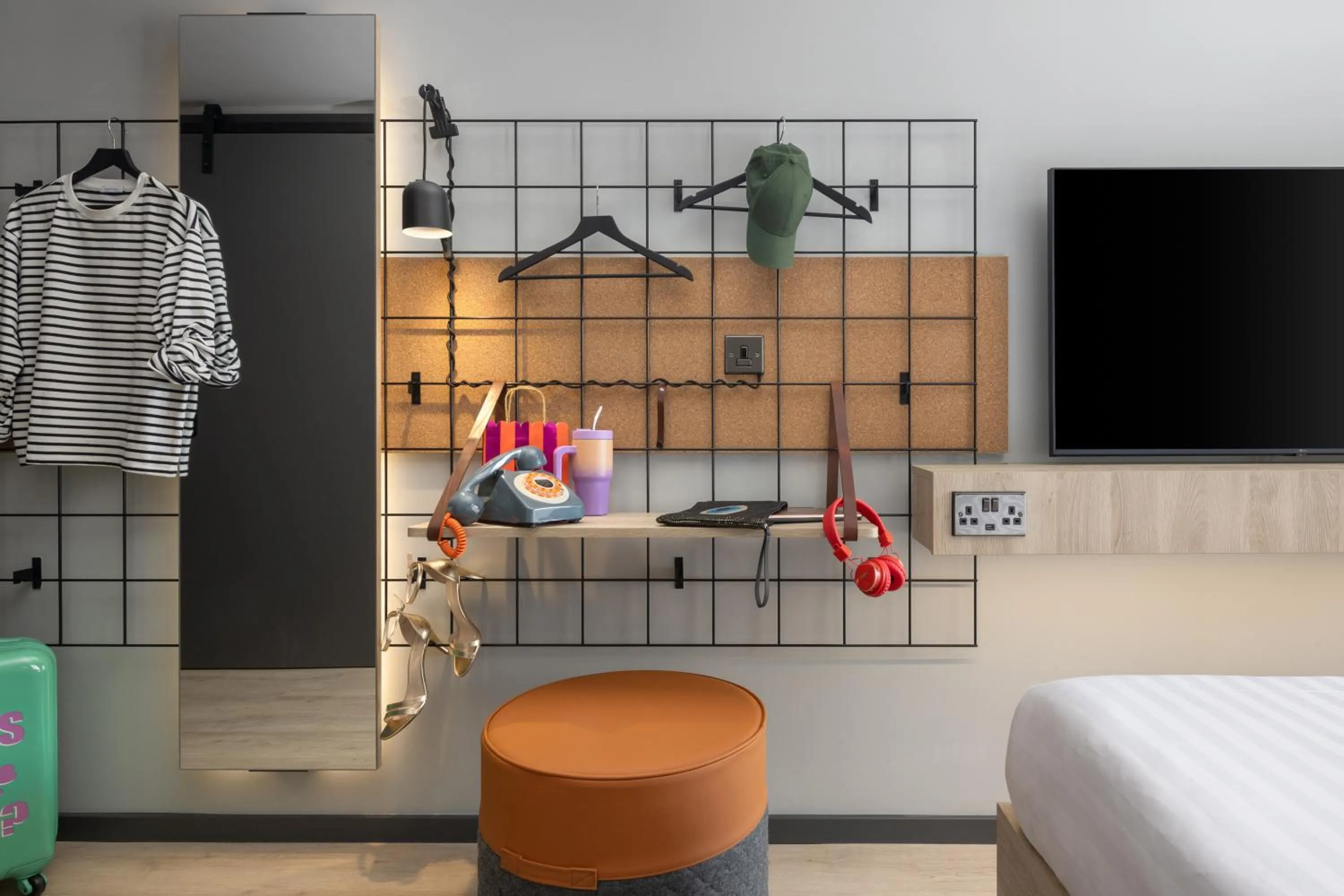 Bedroom, Bed in Moxy Cork