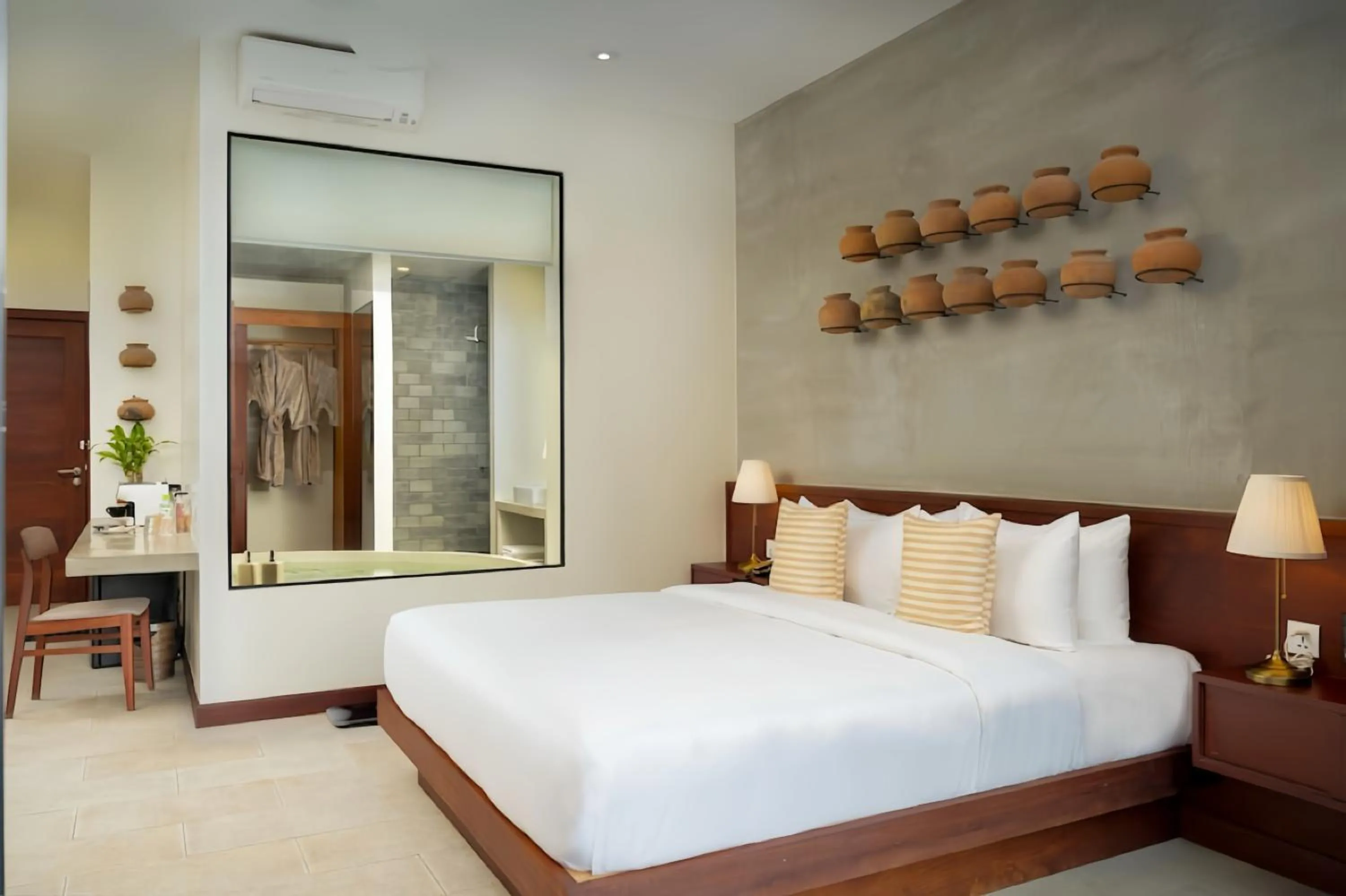 Bed in Gold Smith Residence