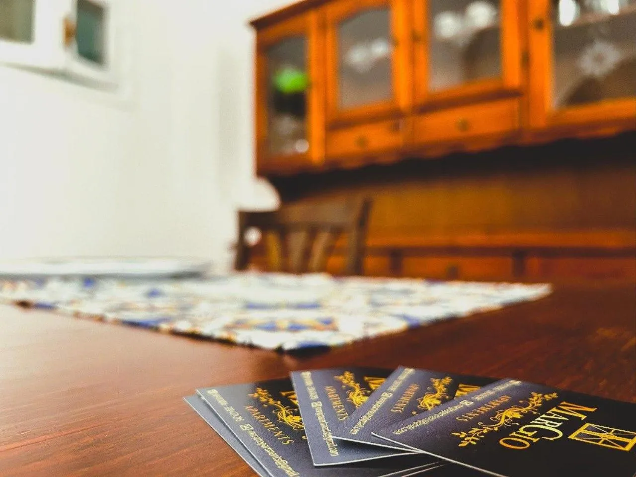 Seating area in MarGio apartments