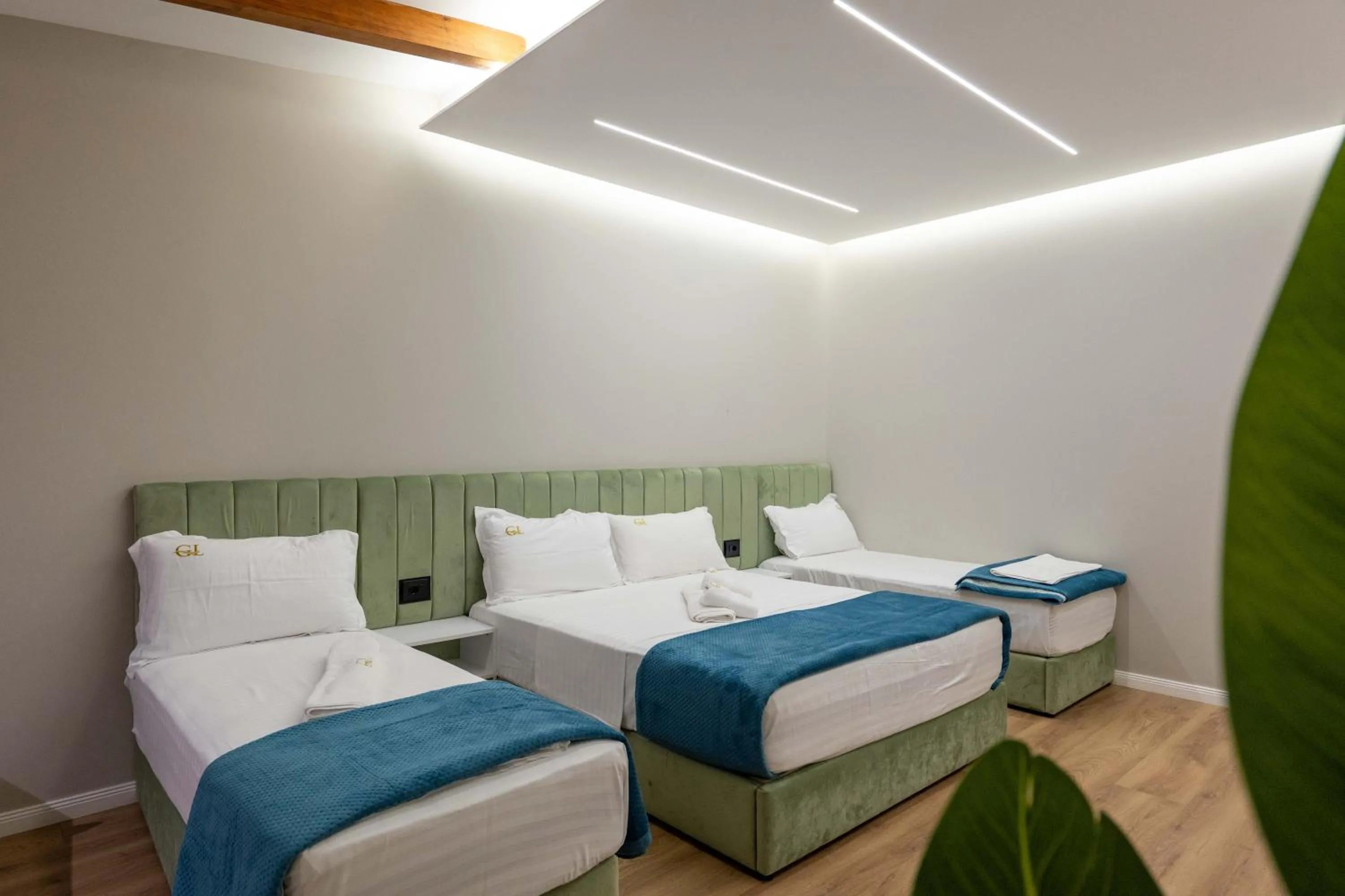 Bed in Golemi Lux Hotel