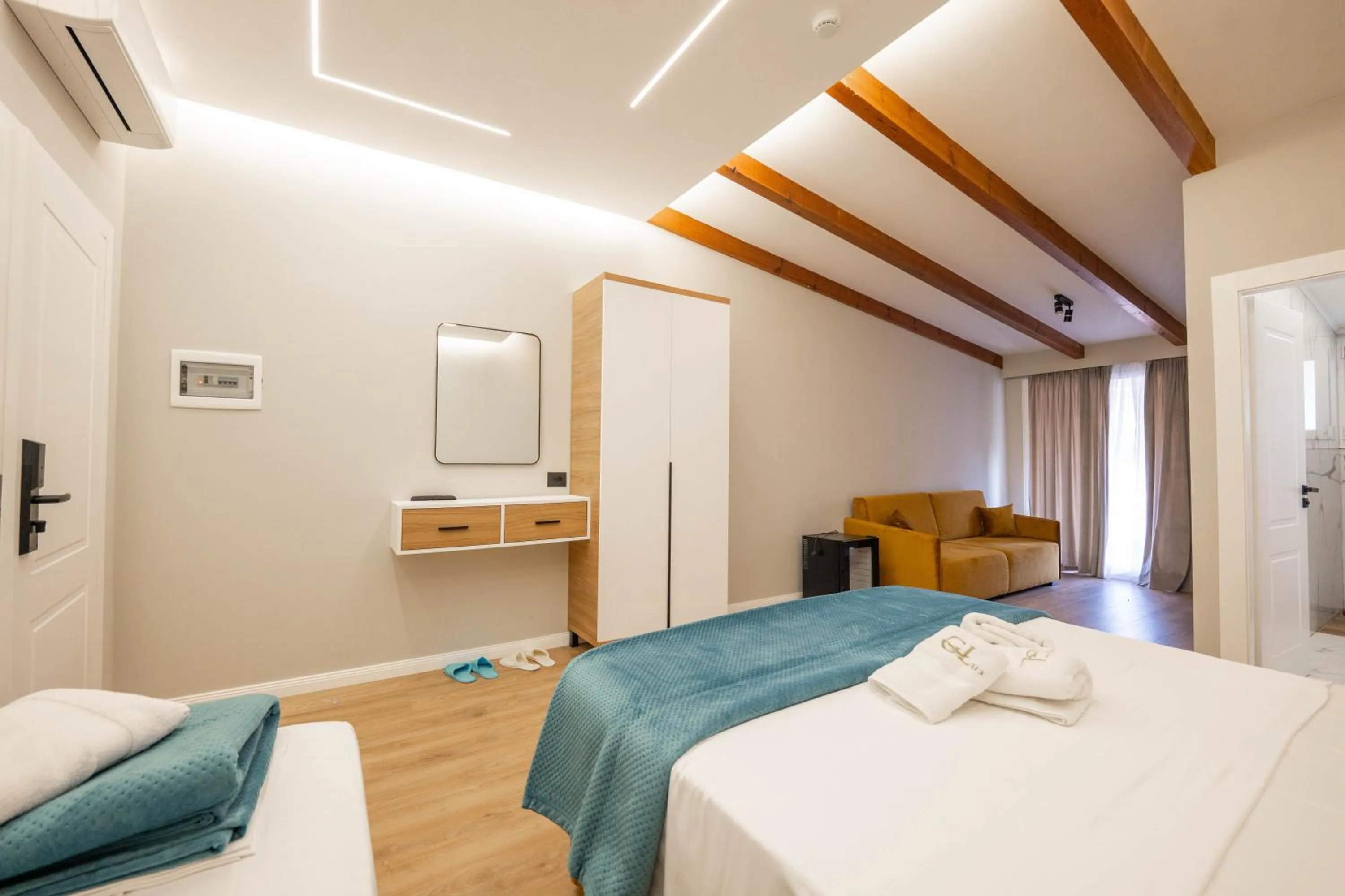 Photo of the whole room, Bed in Golemi Lux Hotel