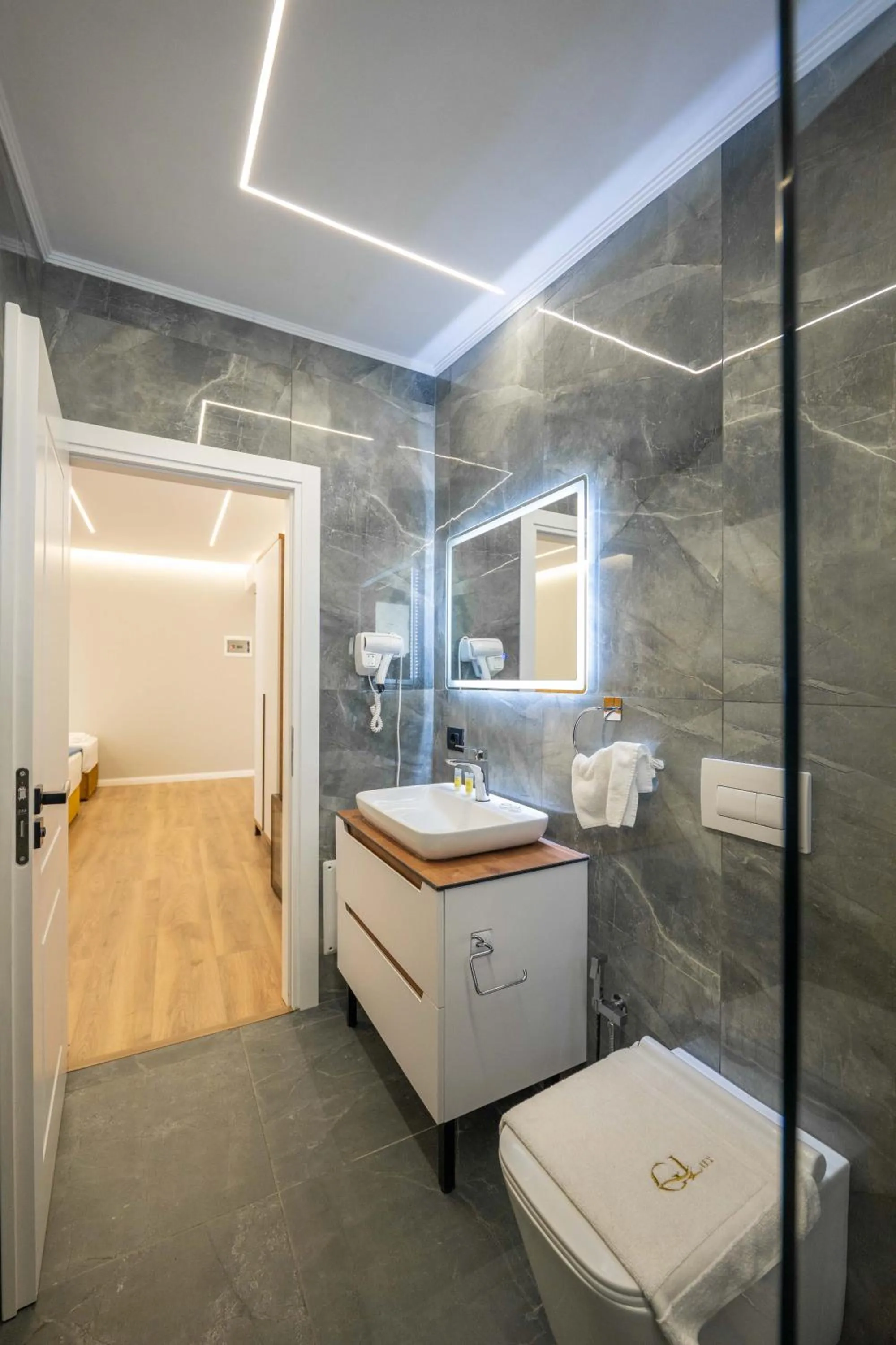 Bathroom in Golemi Lux Hotel