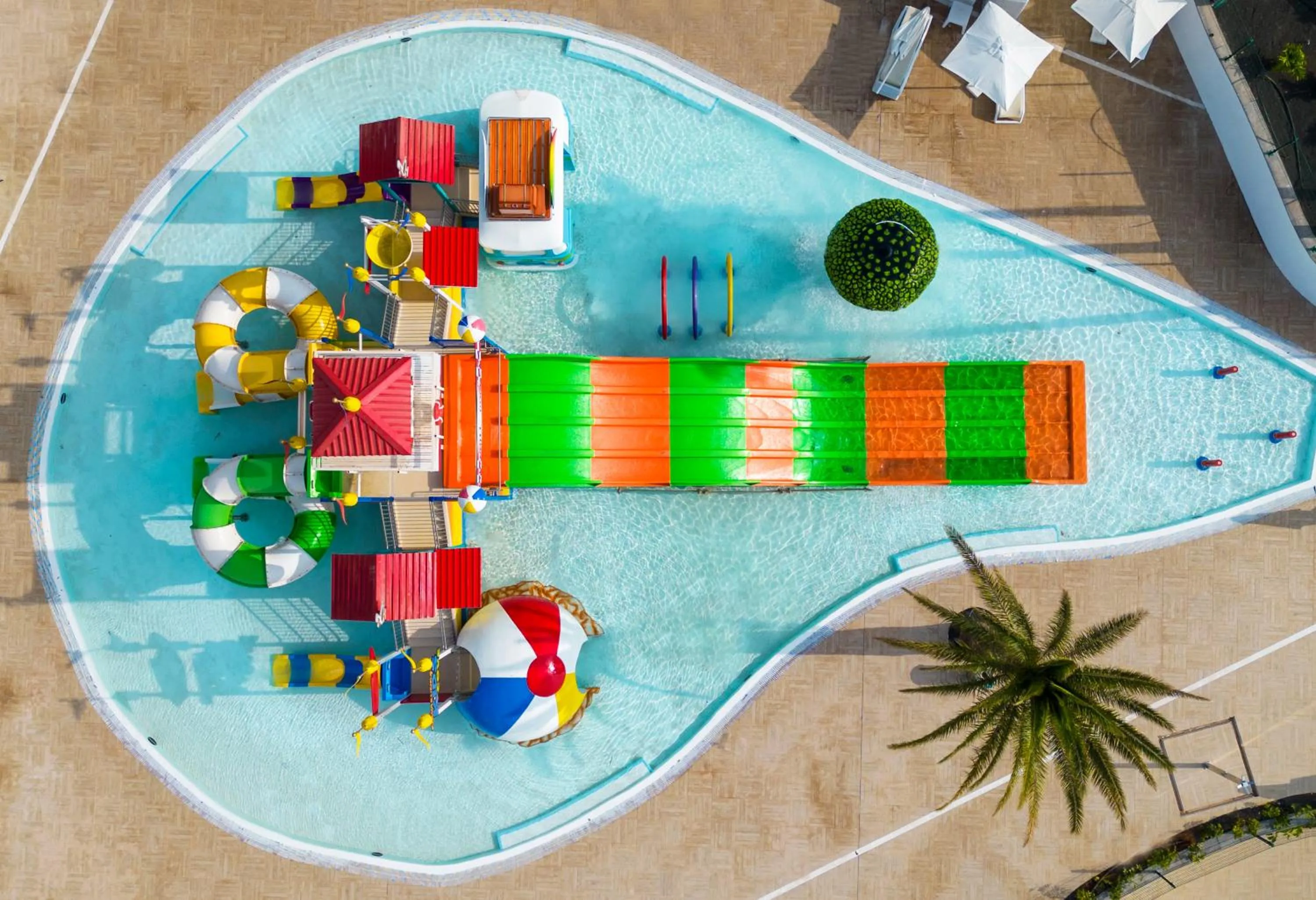 Aqua park in Bakour Lanzarote Splash