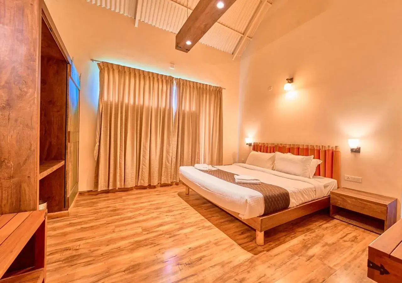 Bed in AJ Gable Clouds Ooty by VOYE HOMES - Serene Stay Near Avalanche Emerald Lake Bed in AJ Gable Clouds Ooty by VOYE HOMES - Serene Stay Near Avalanche Emerald Lake