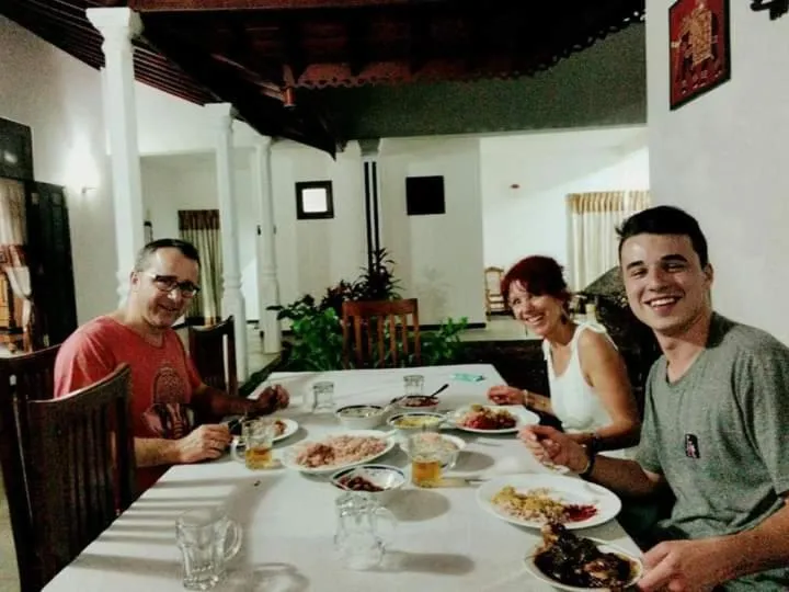 People in Lagoonvilla hotel