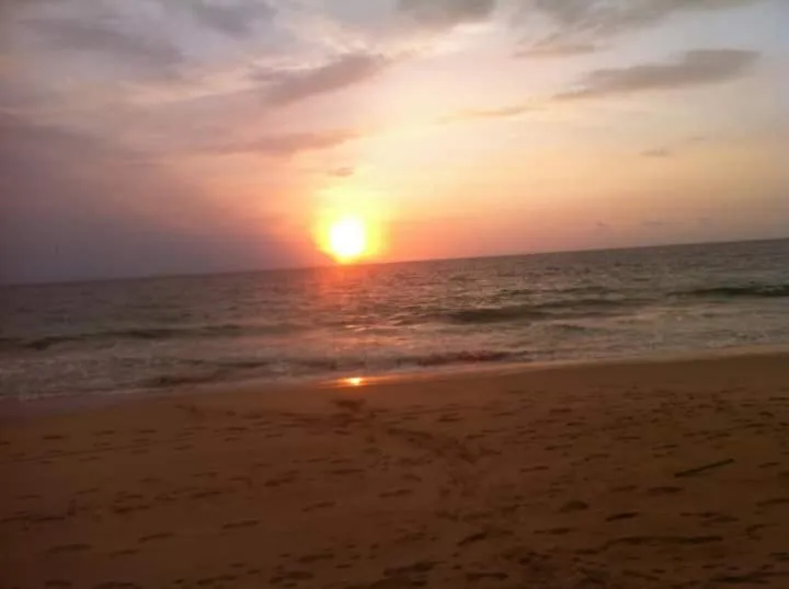 Beach in Lagoonvilla hotel