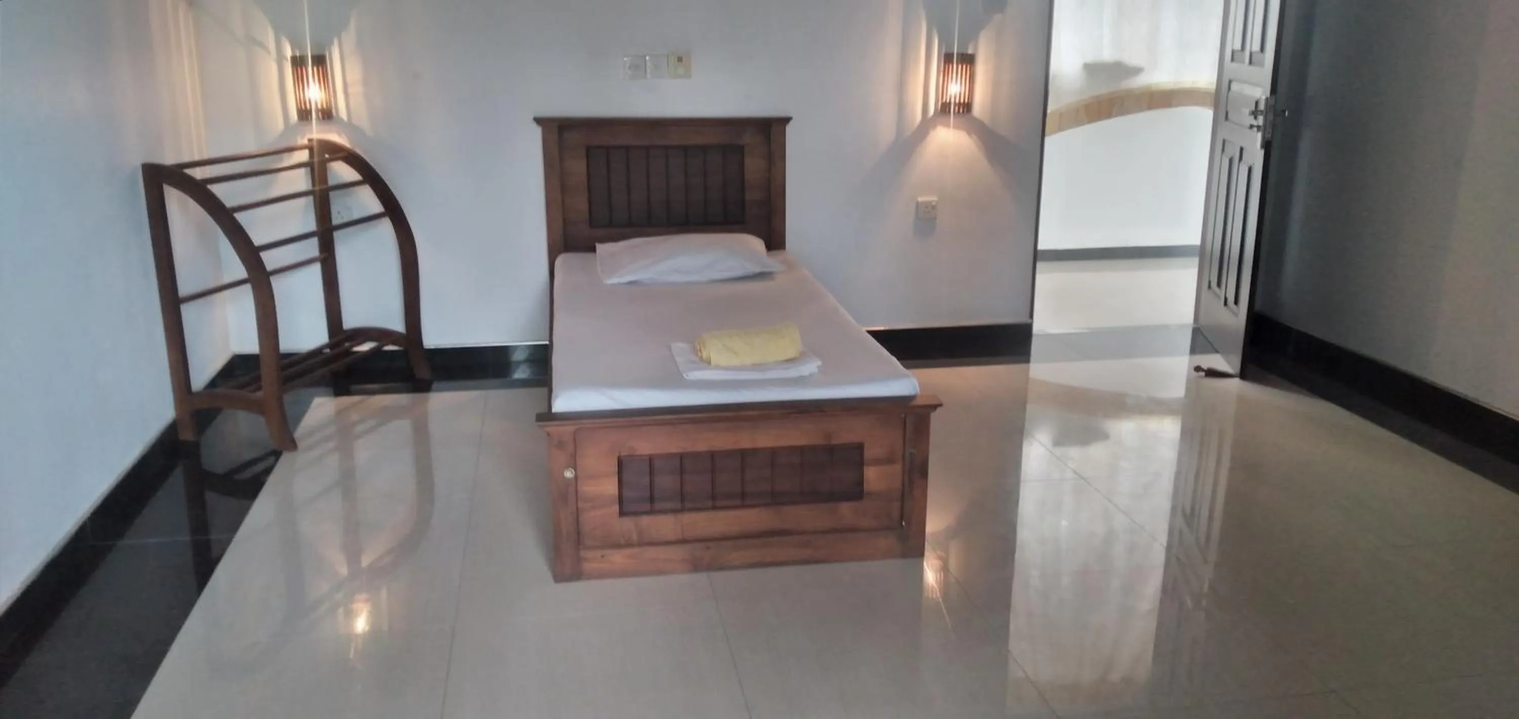 Bed in Lagoonvilla hotel