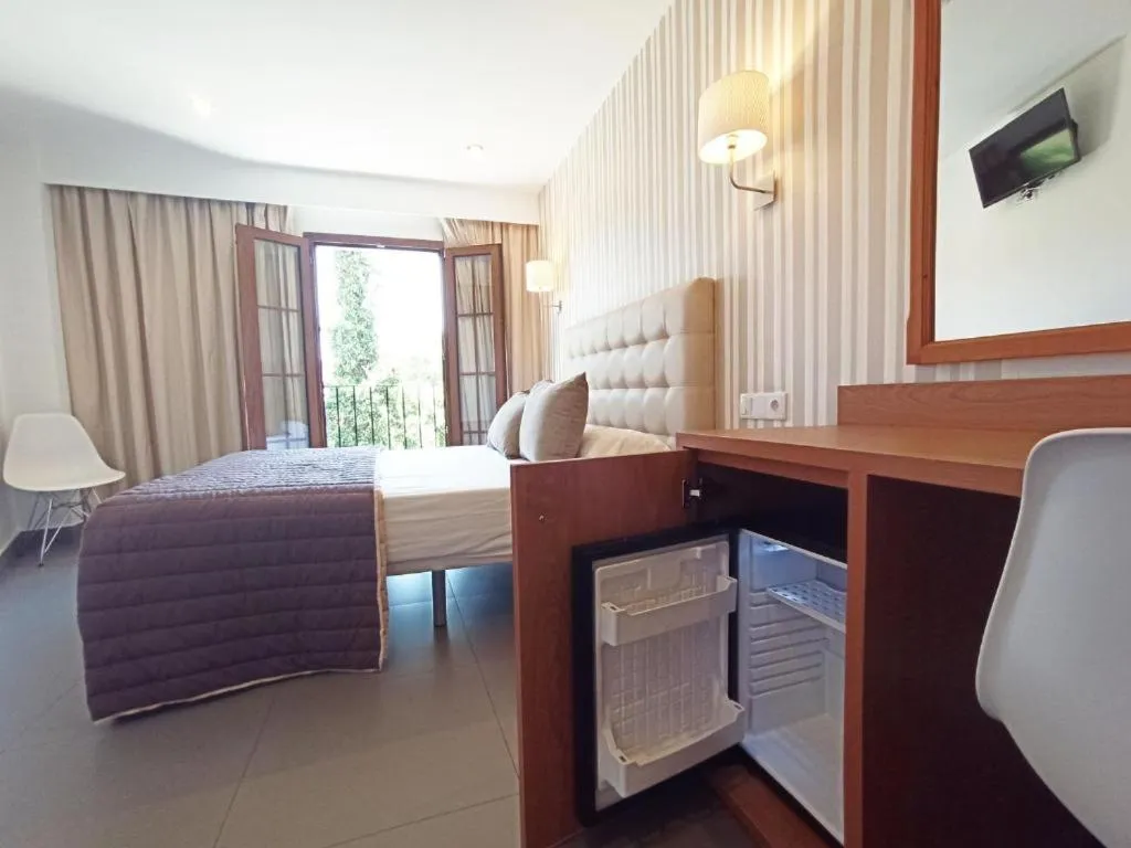 Bed in Hotel Rambla Emérita, centro ciudad