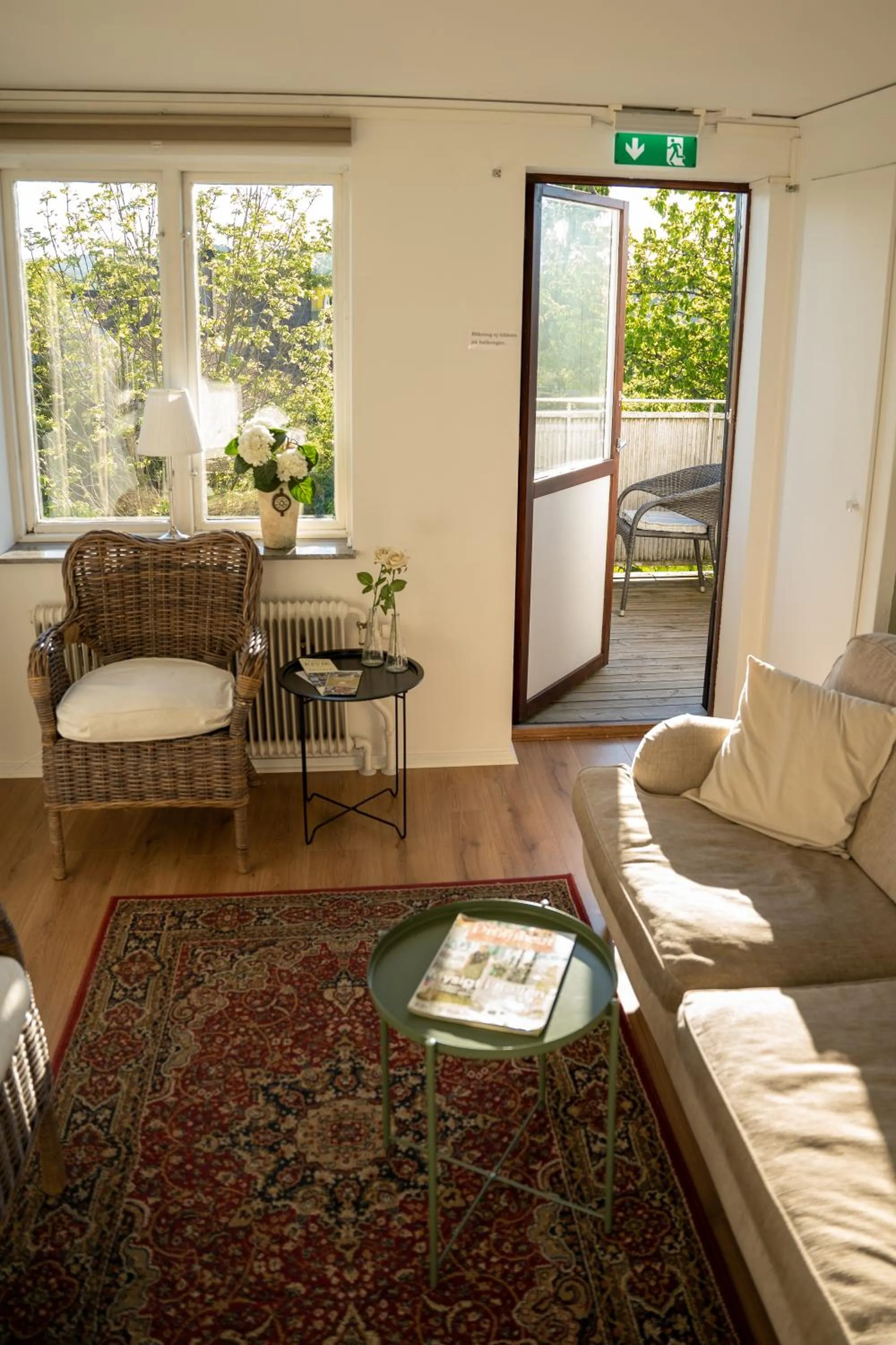 Communal lounge/ TV room in Svabesholms Kungsgårds B&B och Pensionat Stenshuvud