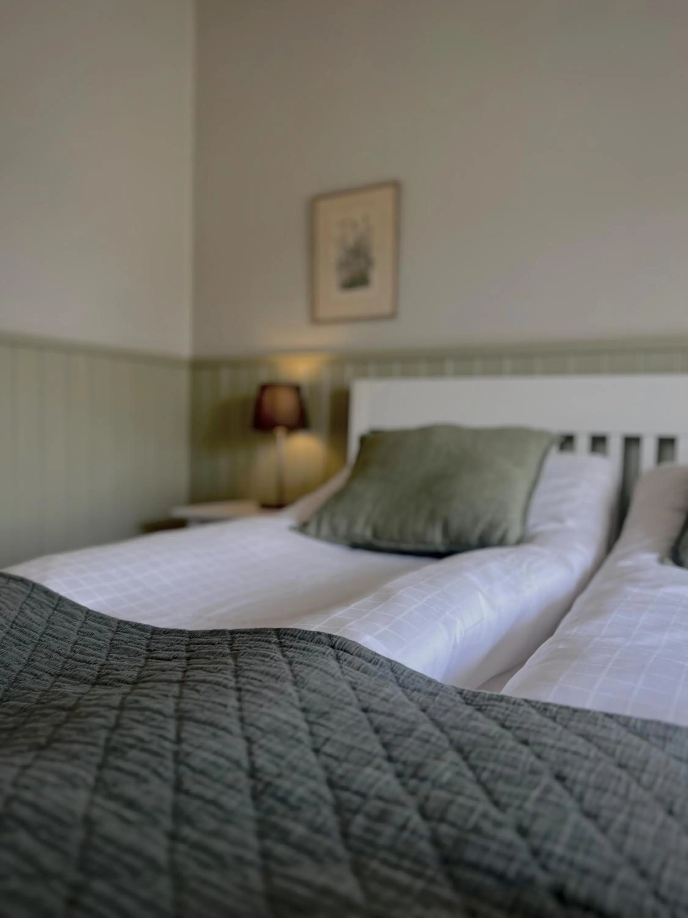 Bed in Svabesholms Kungsgårds B&B och Pensionat Stenshuvud