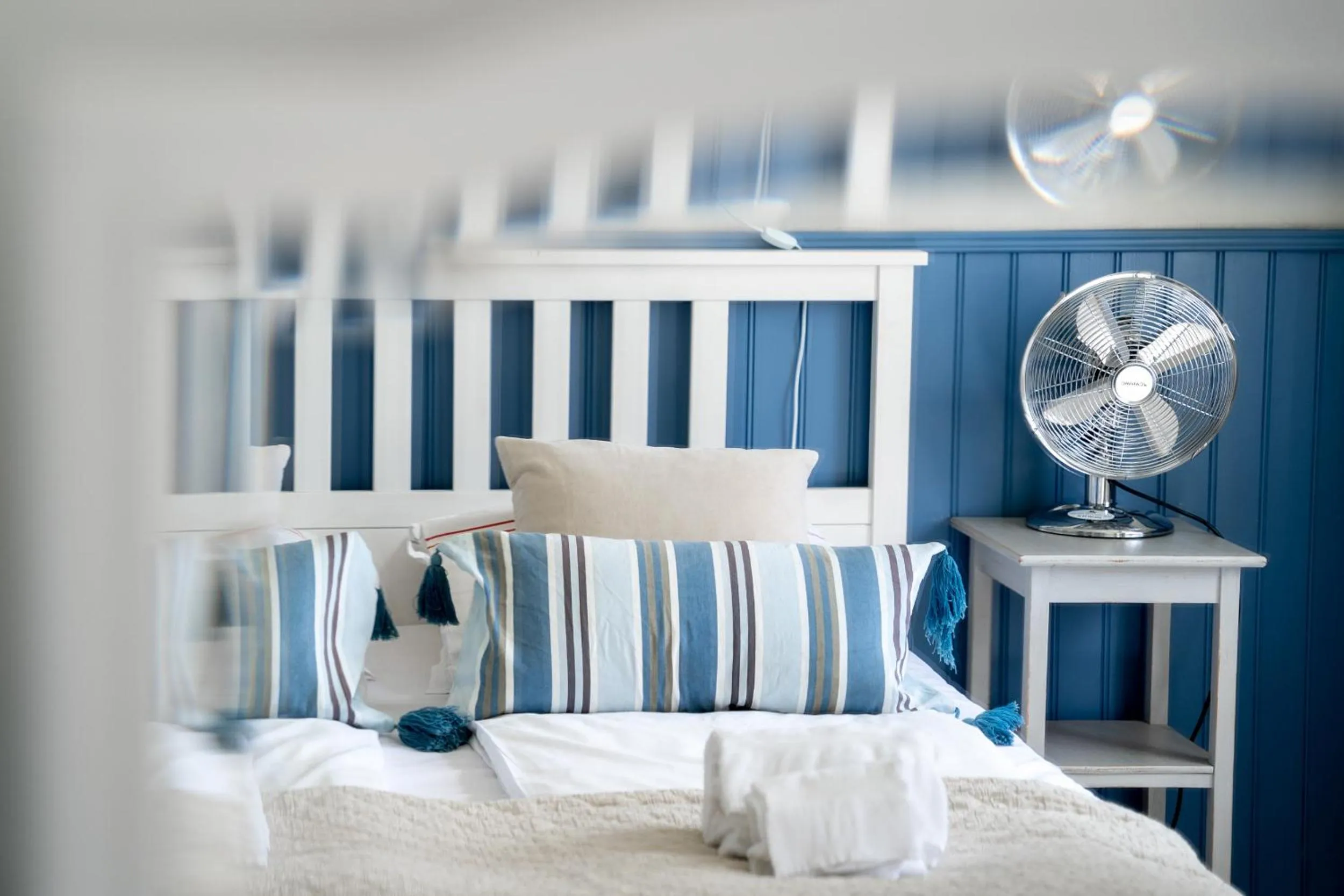 Bed in Svabesholms Kungsgårds B&B och Pensionat Stenshuvud