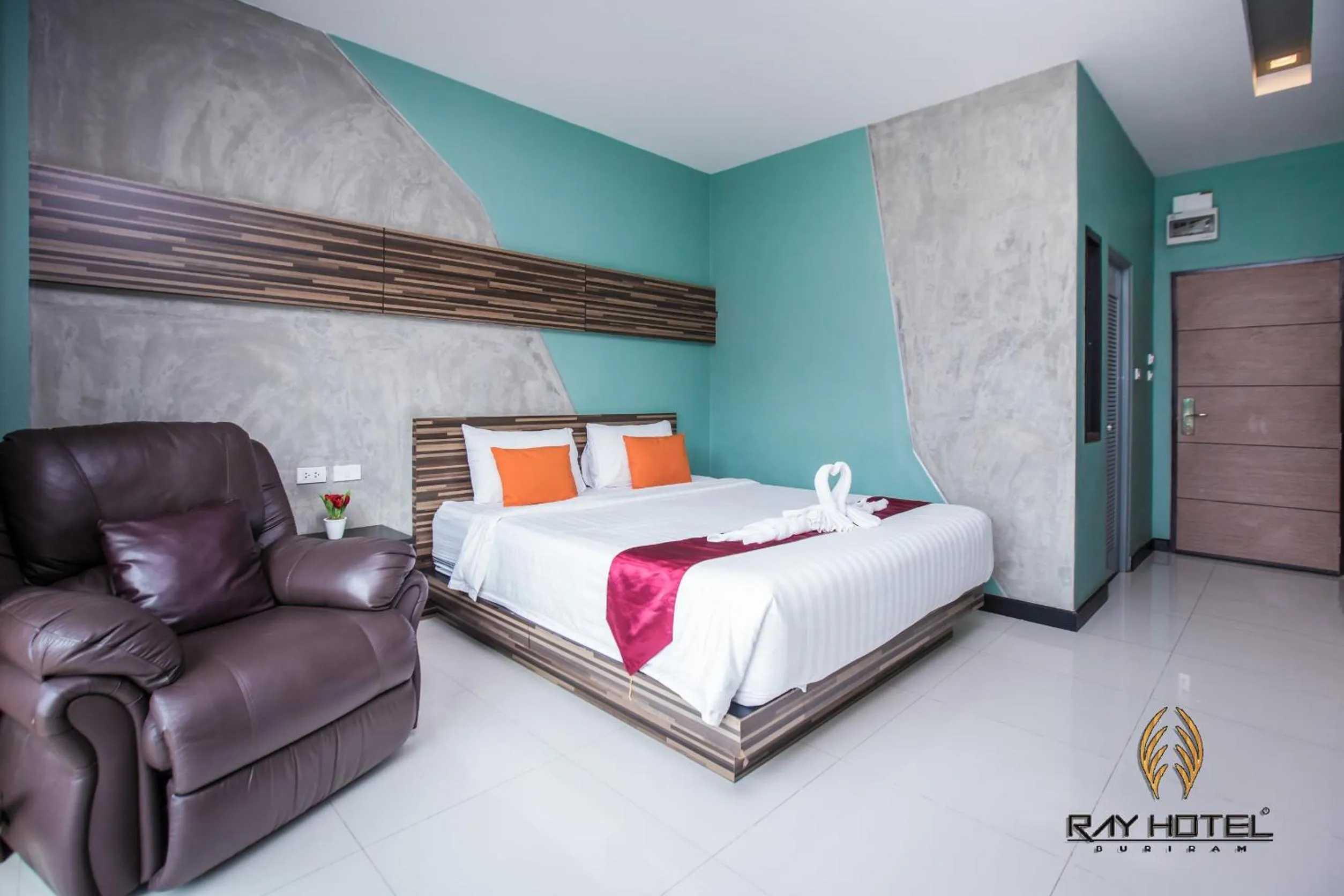 Bed in Ray Hotel Buriram