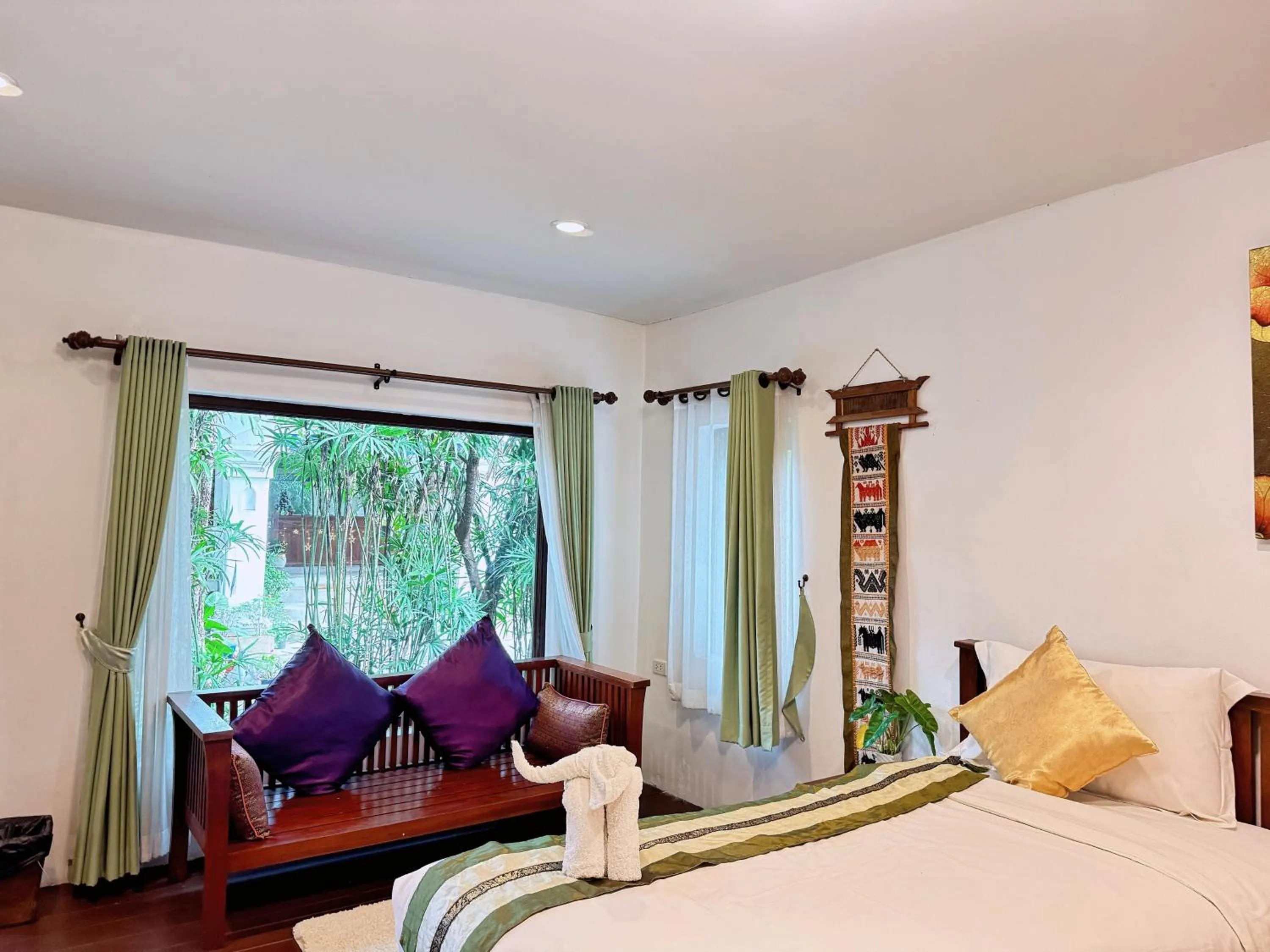 Bed in E-outfitting Boutique Chiang Mai