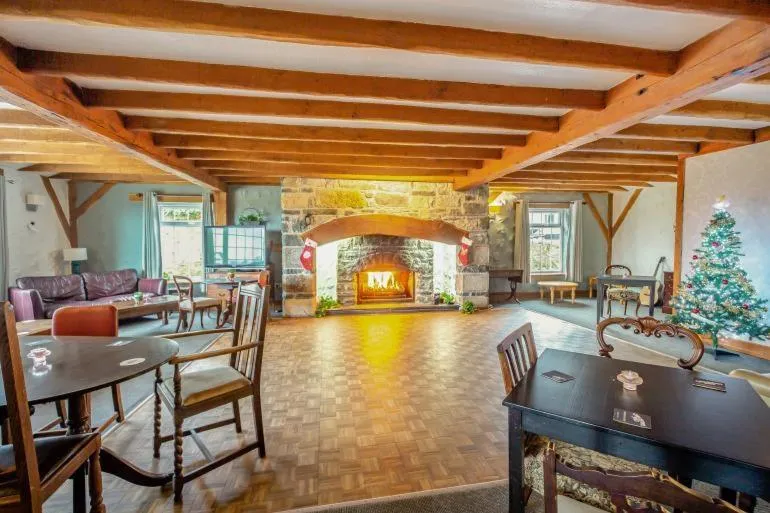 Dining area in Ty Dderw Country Inn