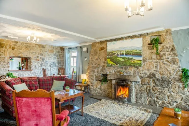 Living room in Ty Dderw Country Inn