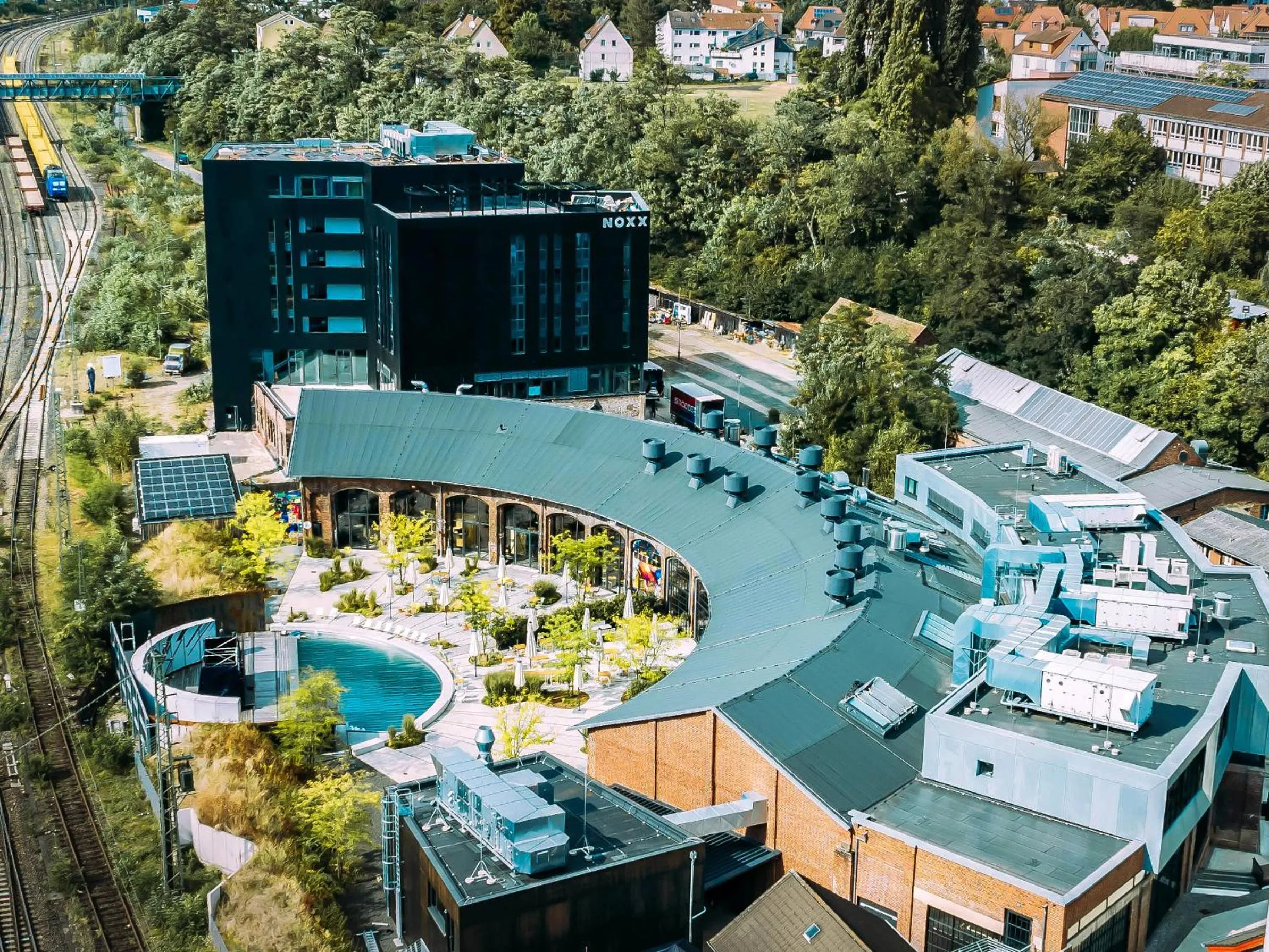 Property building in NOXX Hotel Marburg