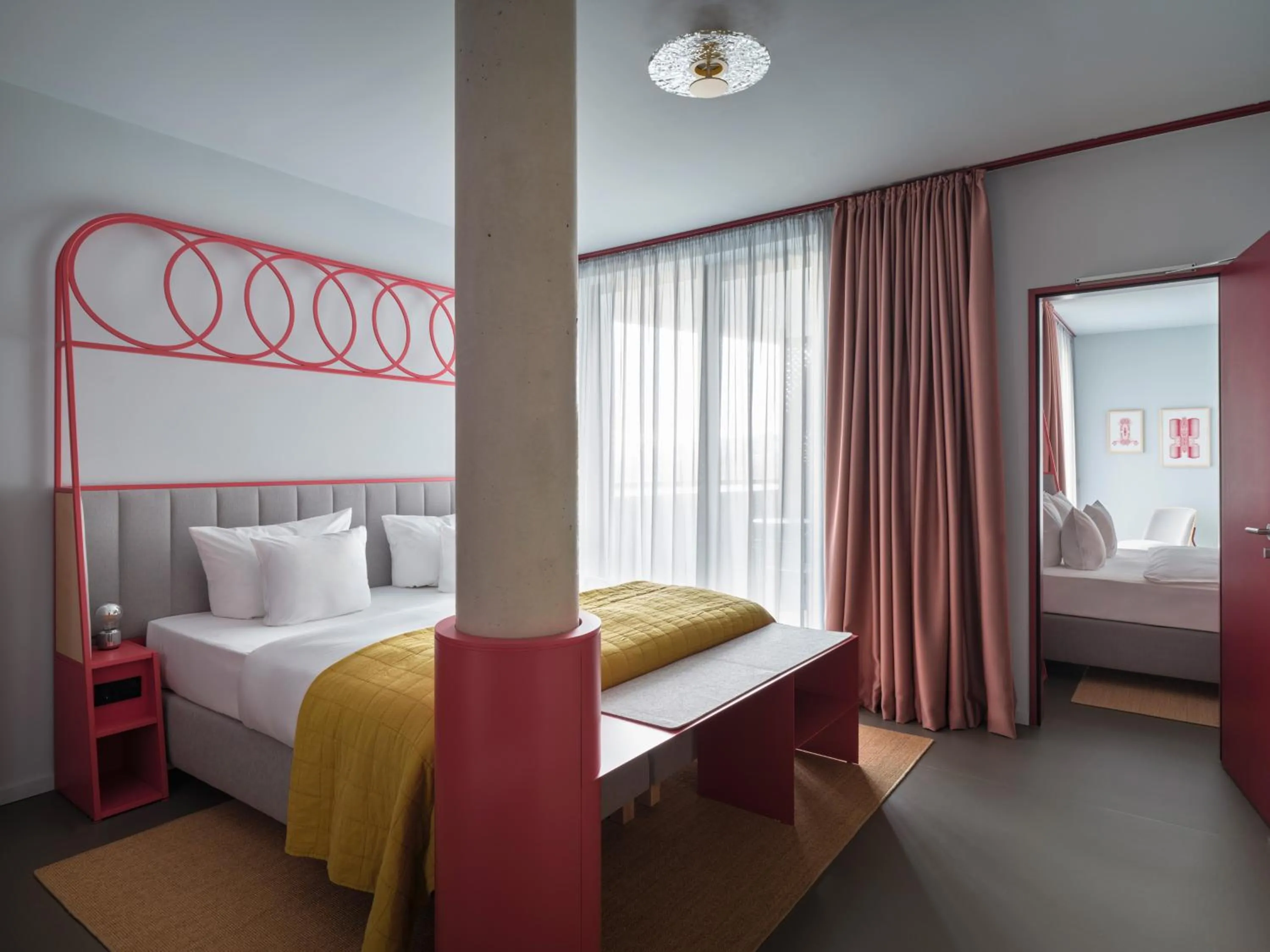 Bed in NOXX Hotel Marburg