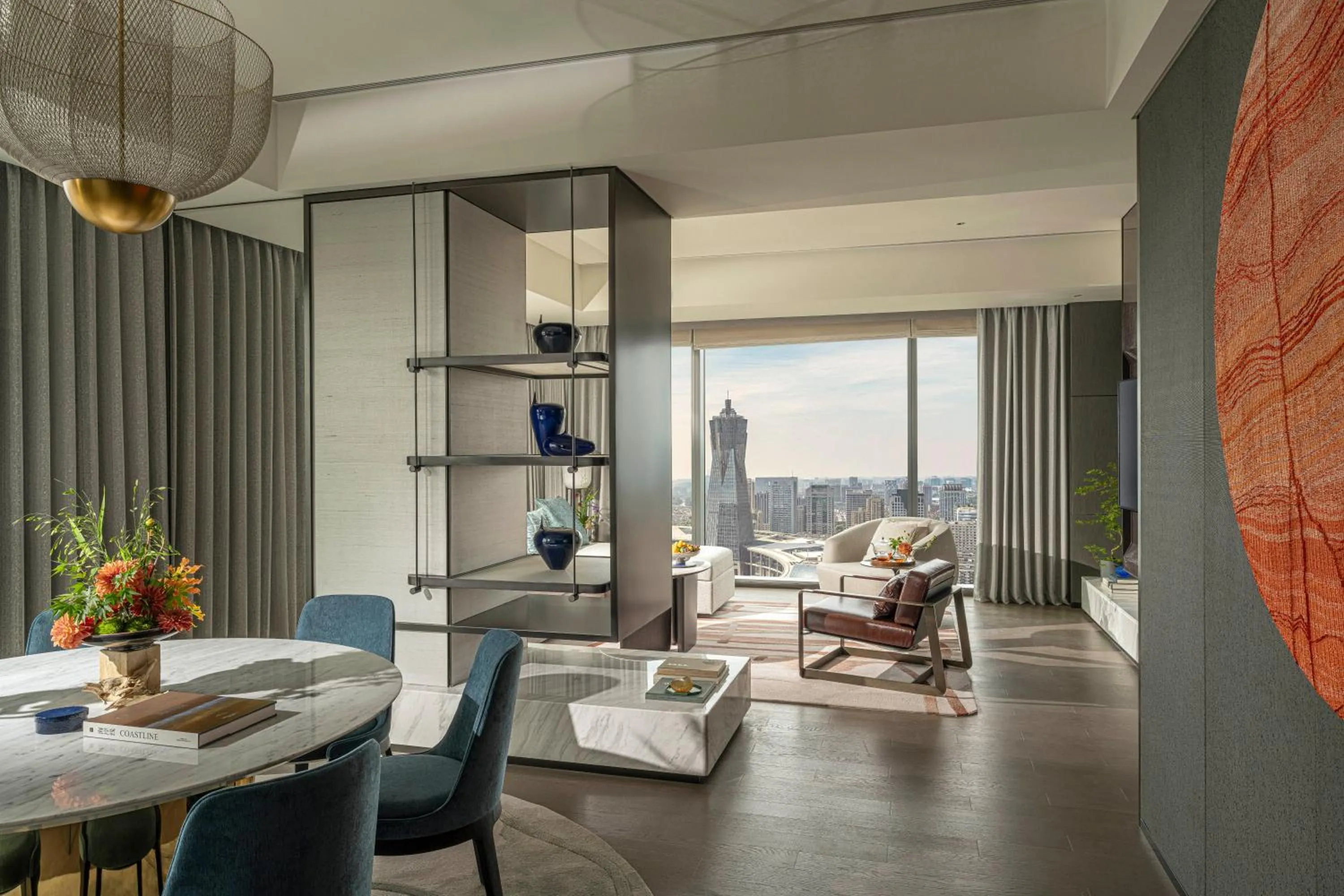 Living room in Four Seasons Hotel Hangzhou at Hangzhou Centre