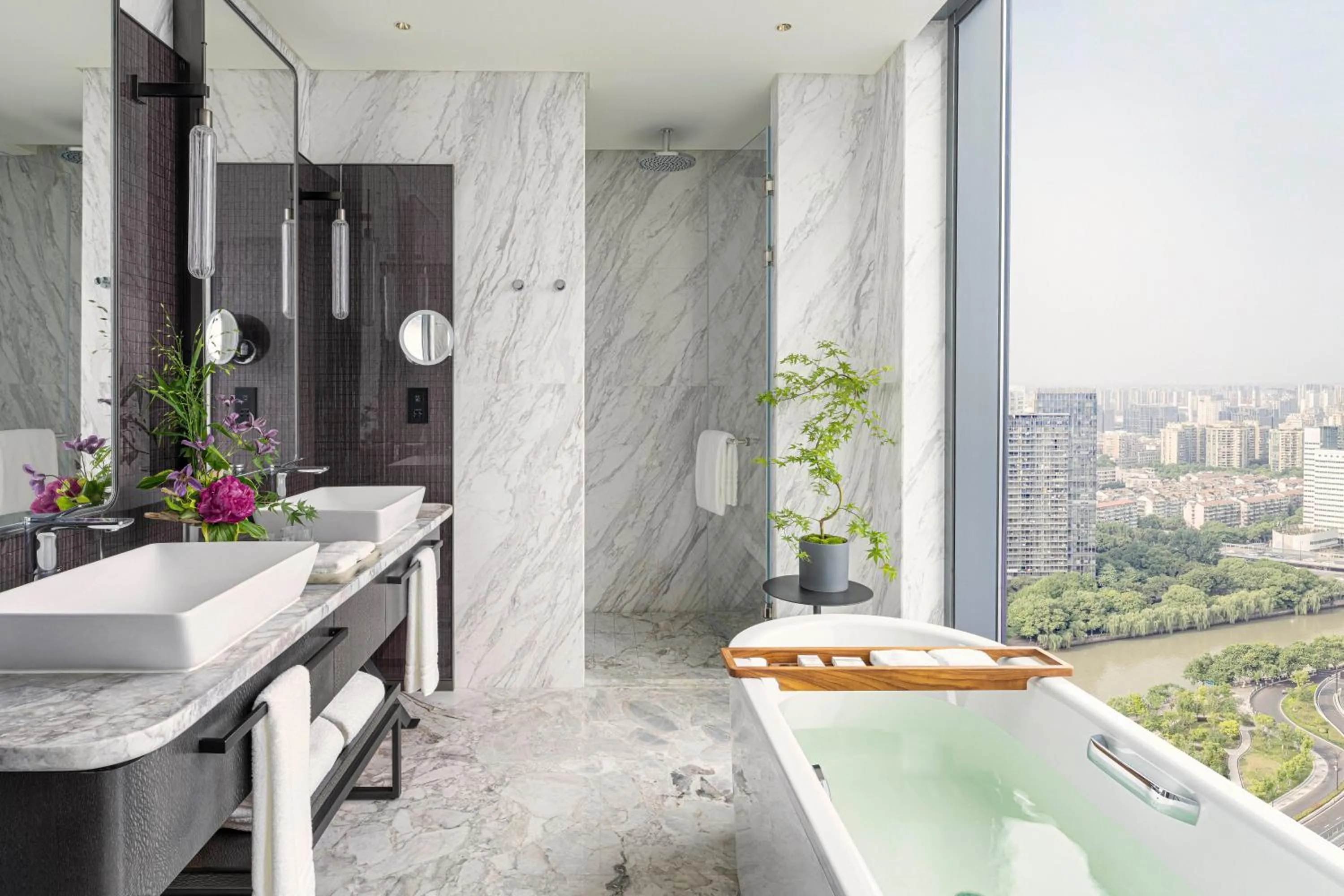 Bathroom in Four Seasons Hotel Hangzhou at Hangzhou Centre
