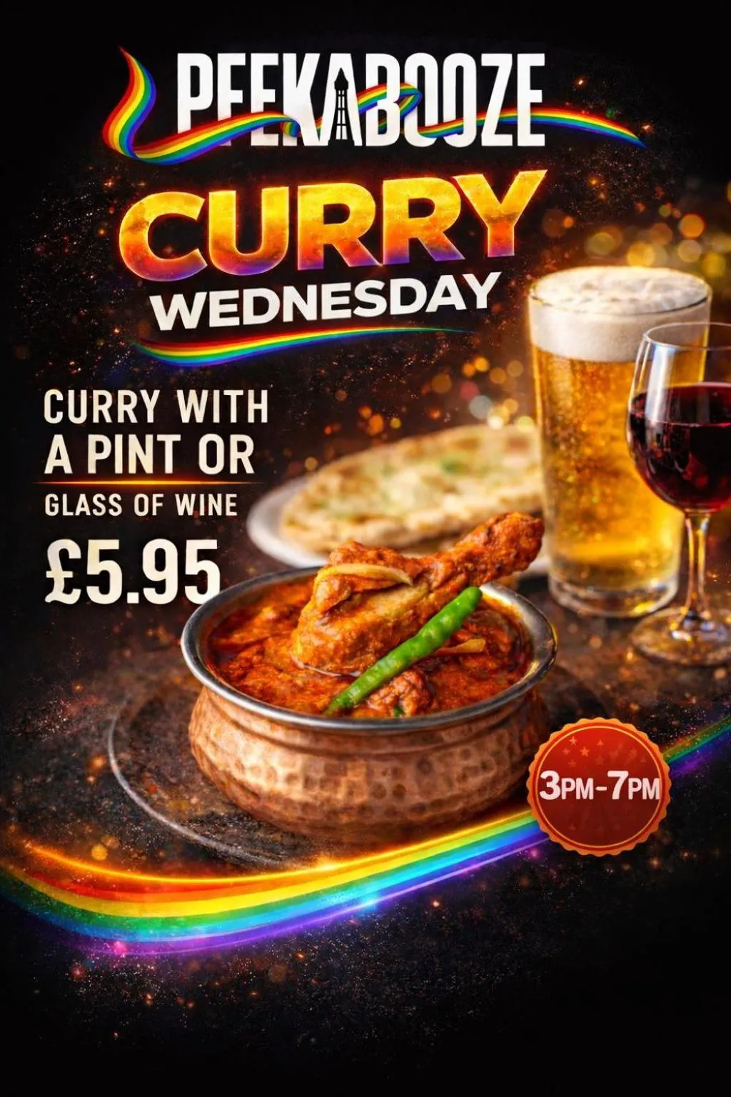 Food and drinks in Peek-a-Booze - Budget Hotel - Adults Only