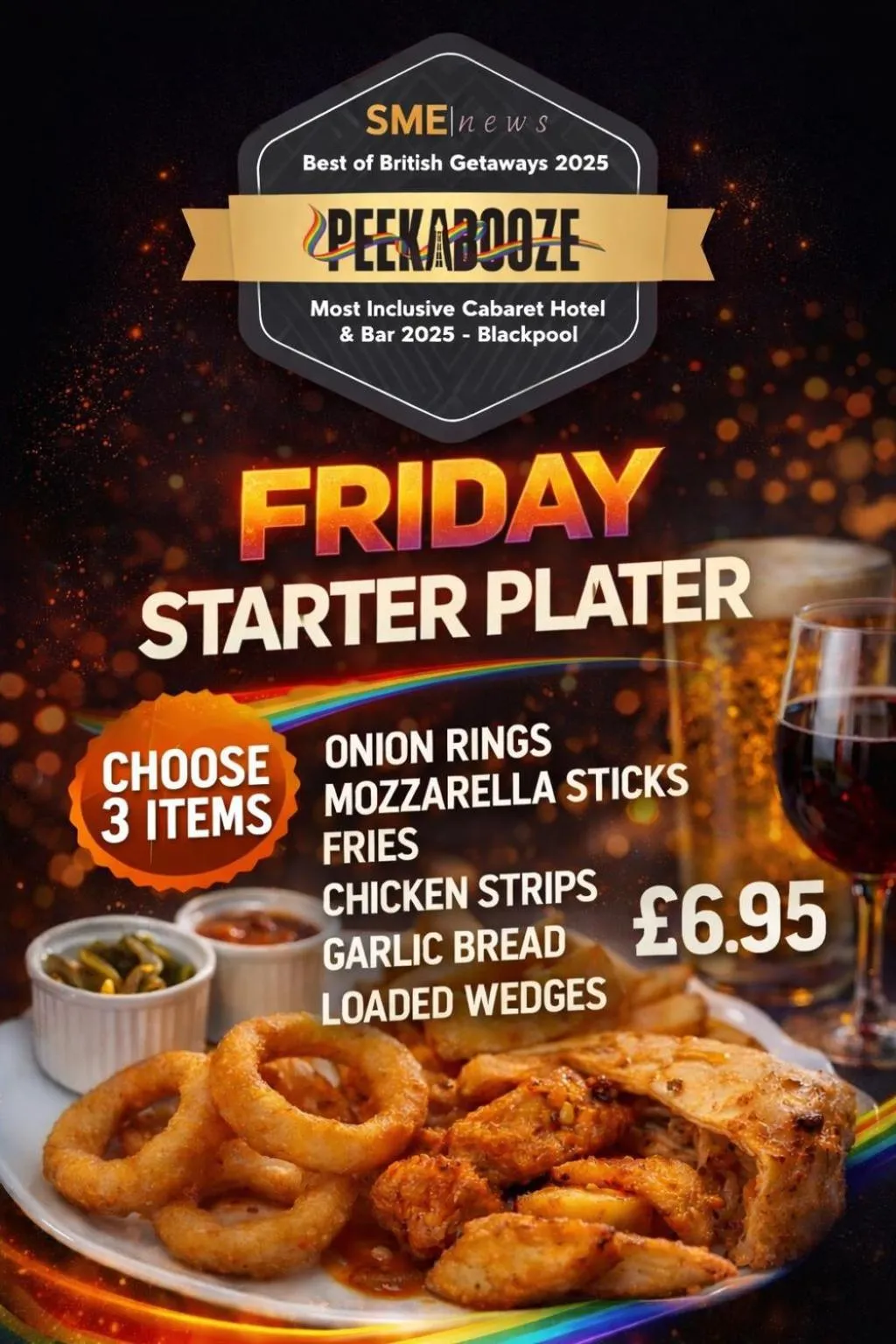 Food and drinks in Peek-a-Booze - Budget Hotel - Adults Only