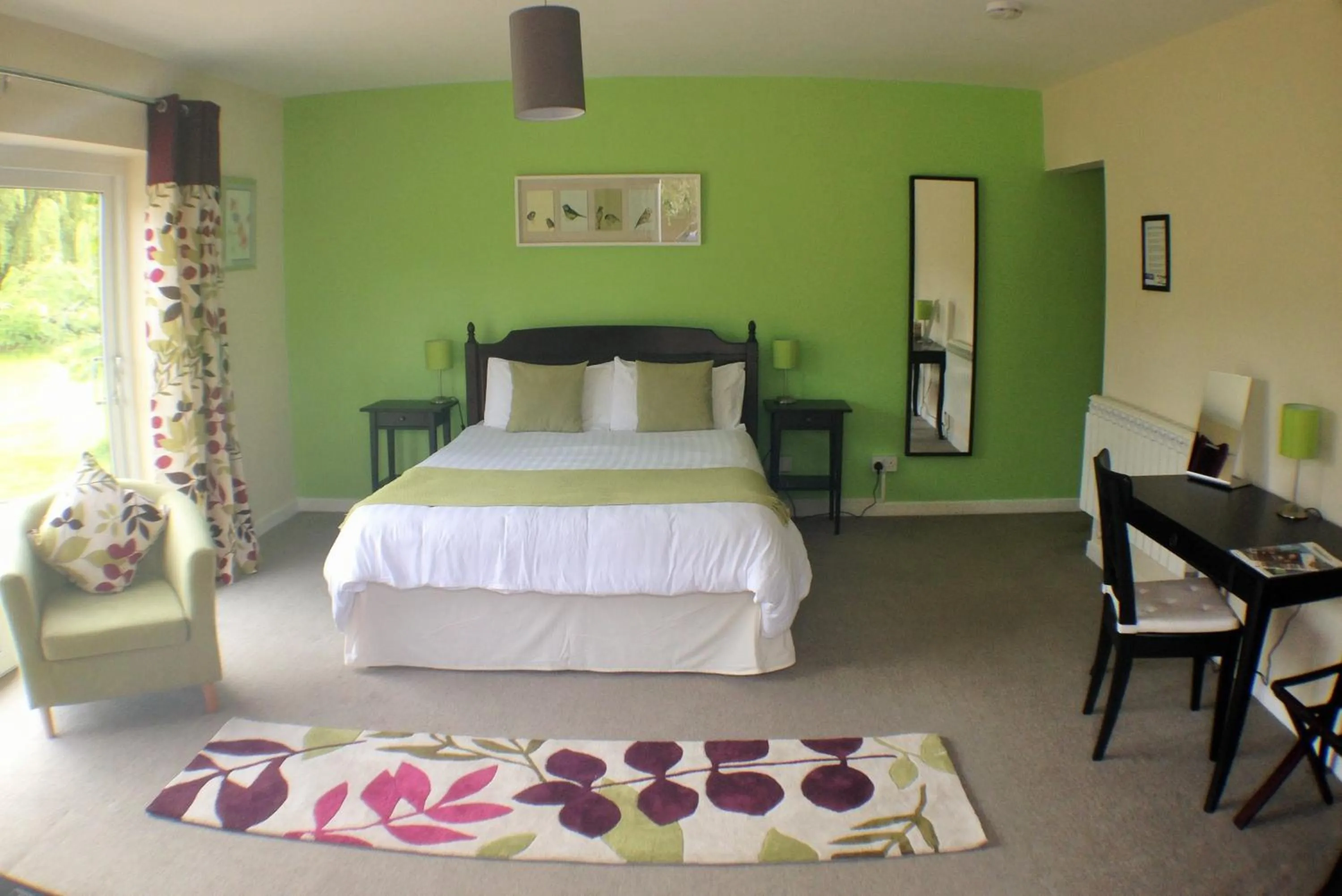 Bed in Primrose Lodge