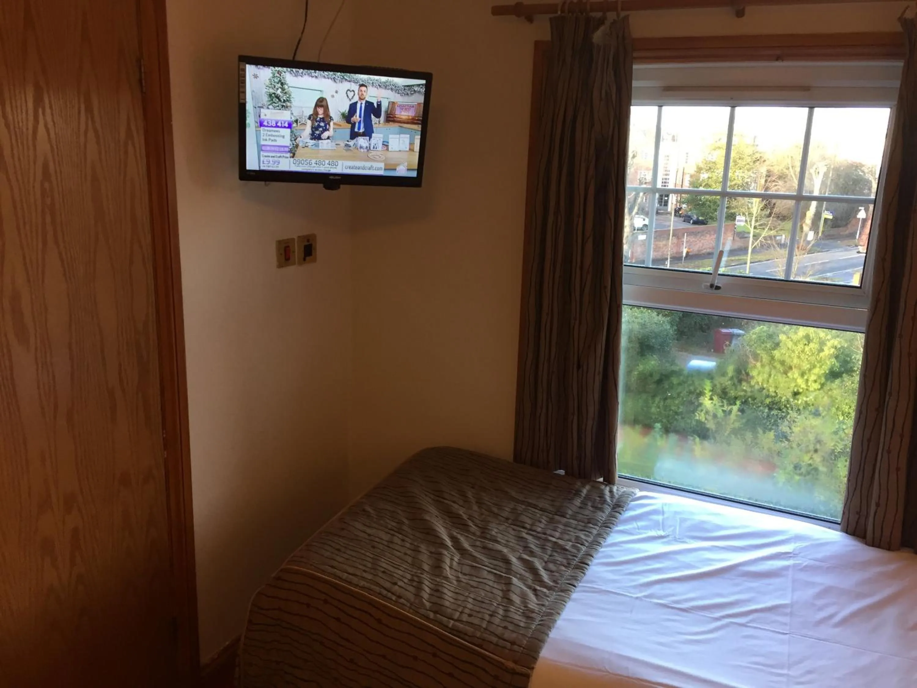 Bed in Crescent Hotel