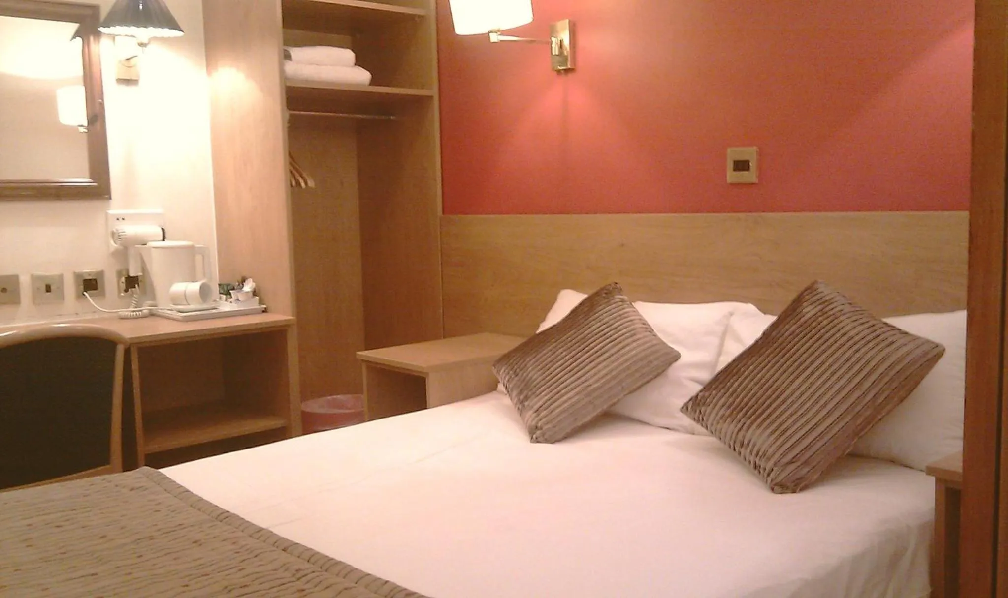 Bed in Crescent Hotel