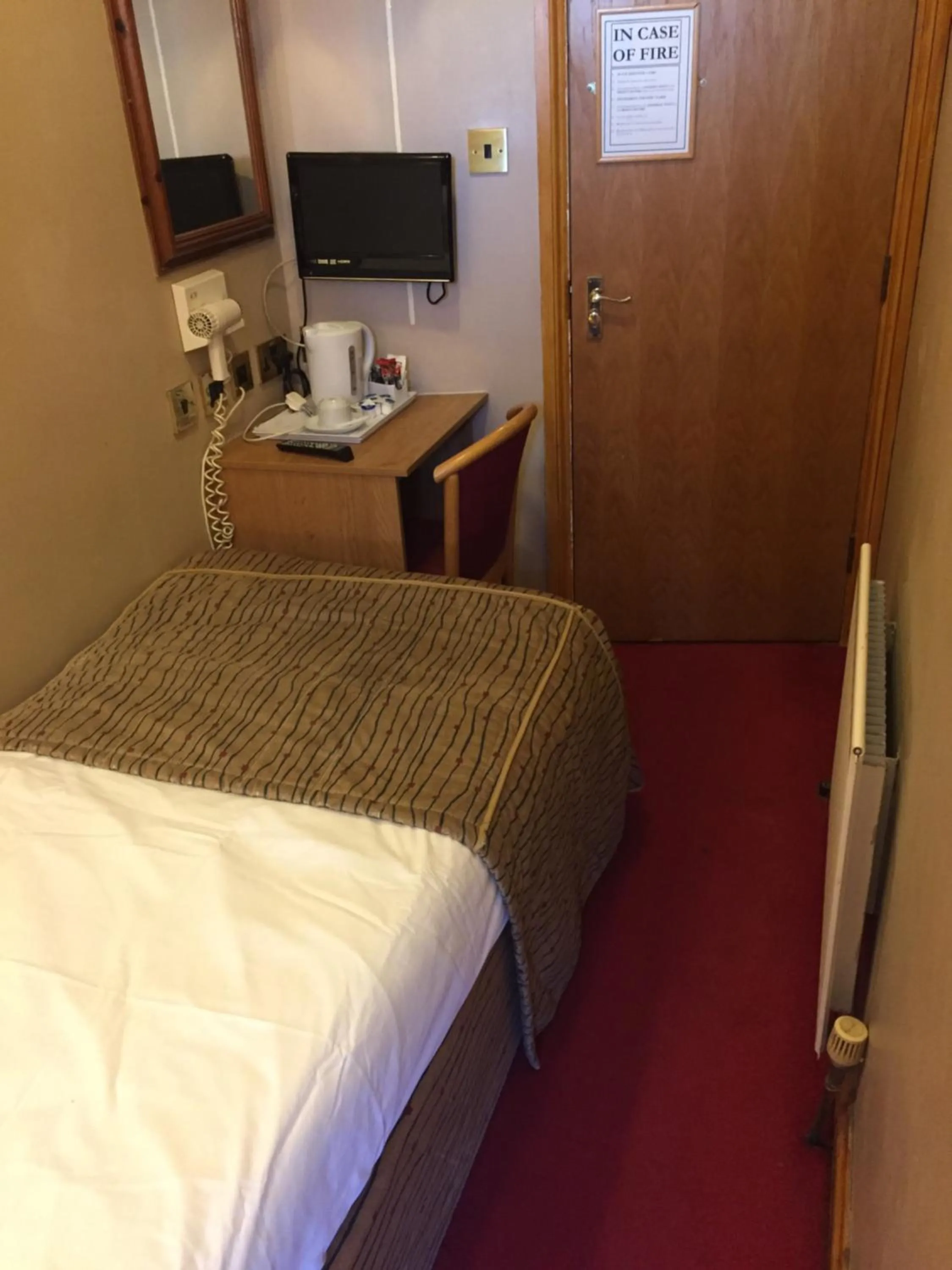 Bed in Crescent Hotel