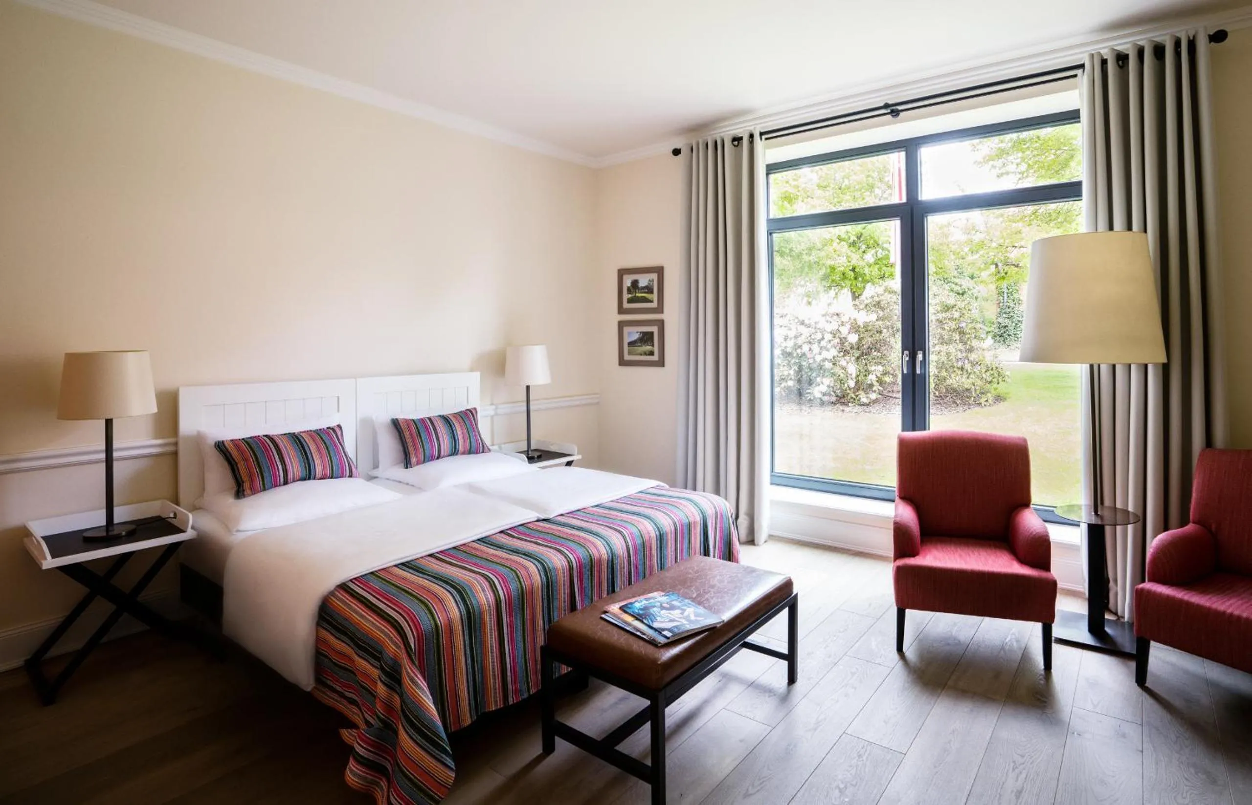 Bed in Hotel Gut Kaden