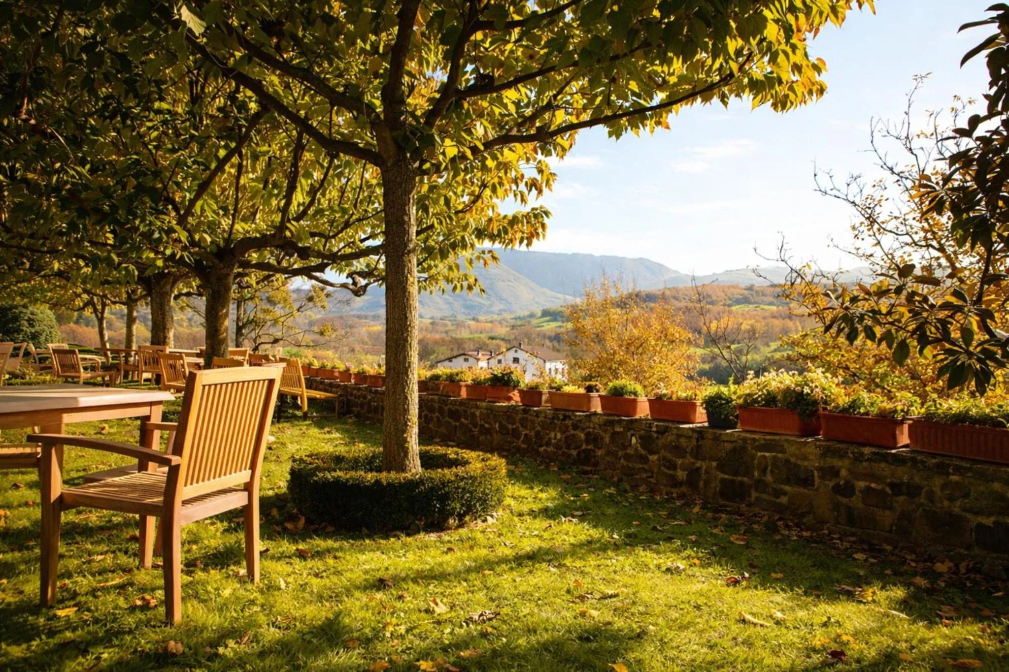 Garden in Hotel Senorio de Ursua