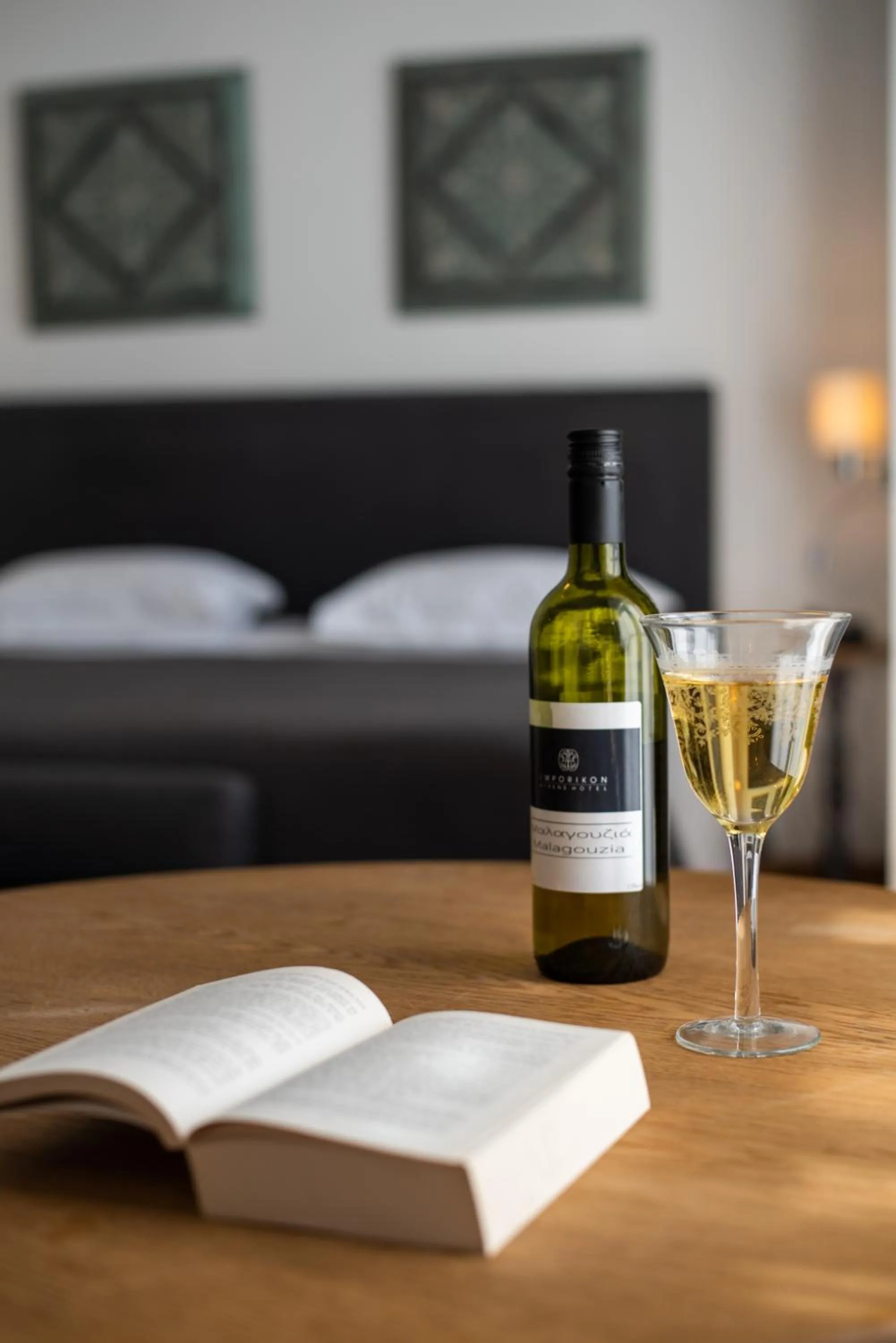 Drinks, Bed in Emporikon Athens Hotel