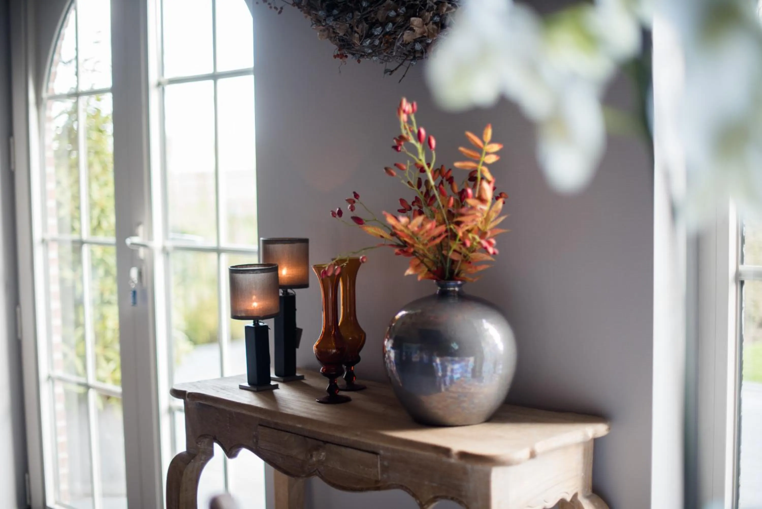 Dining area in B&B De Bergvallei