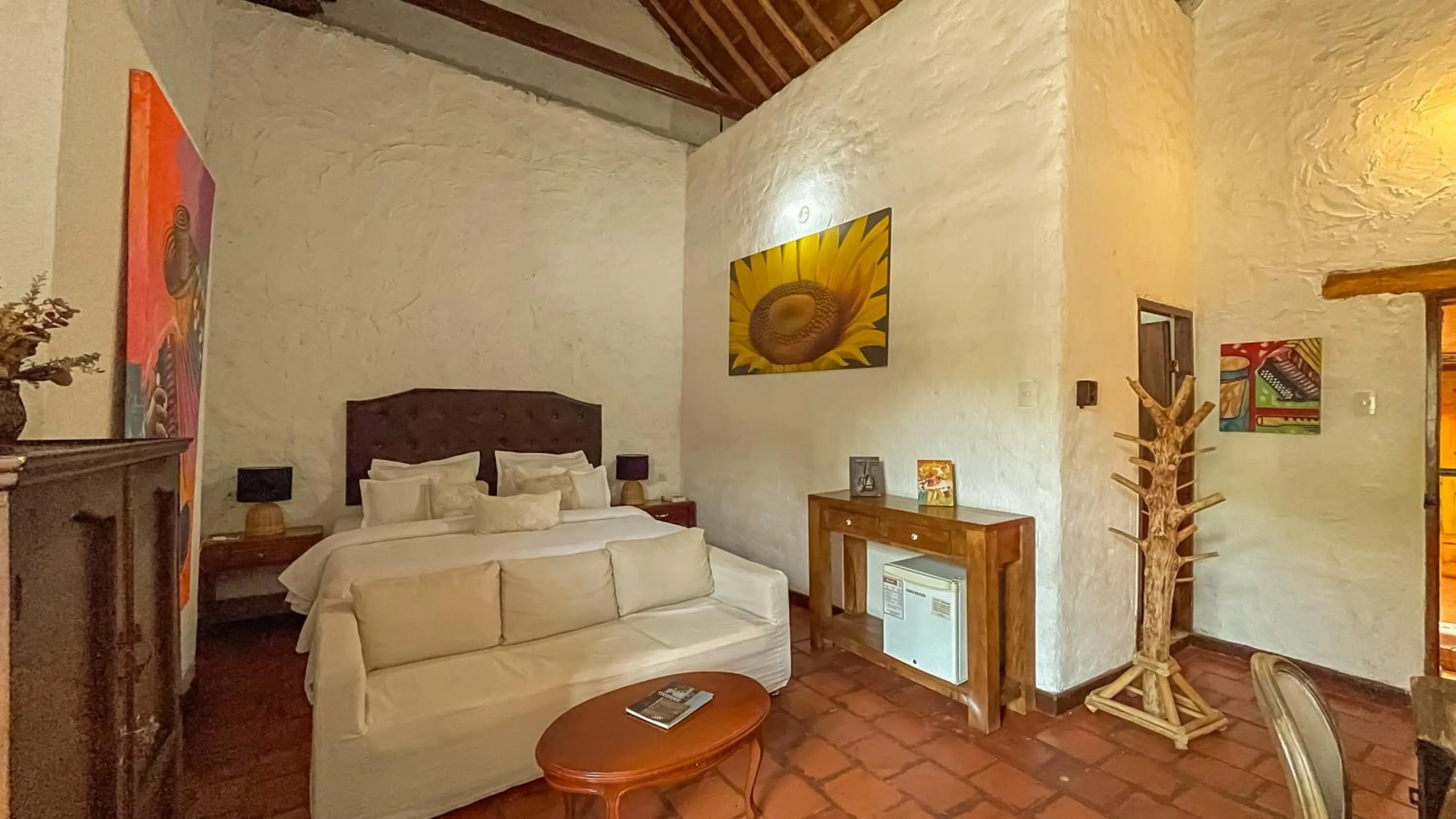 Bed in Hotel Boutique Casa de Los Santos Reyes Valledupar