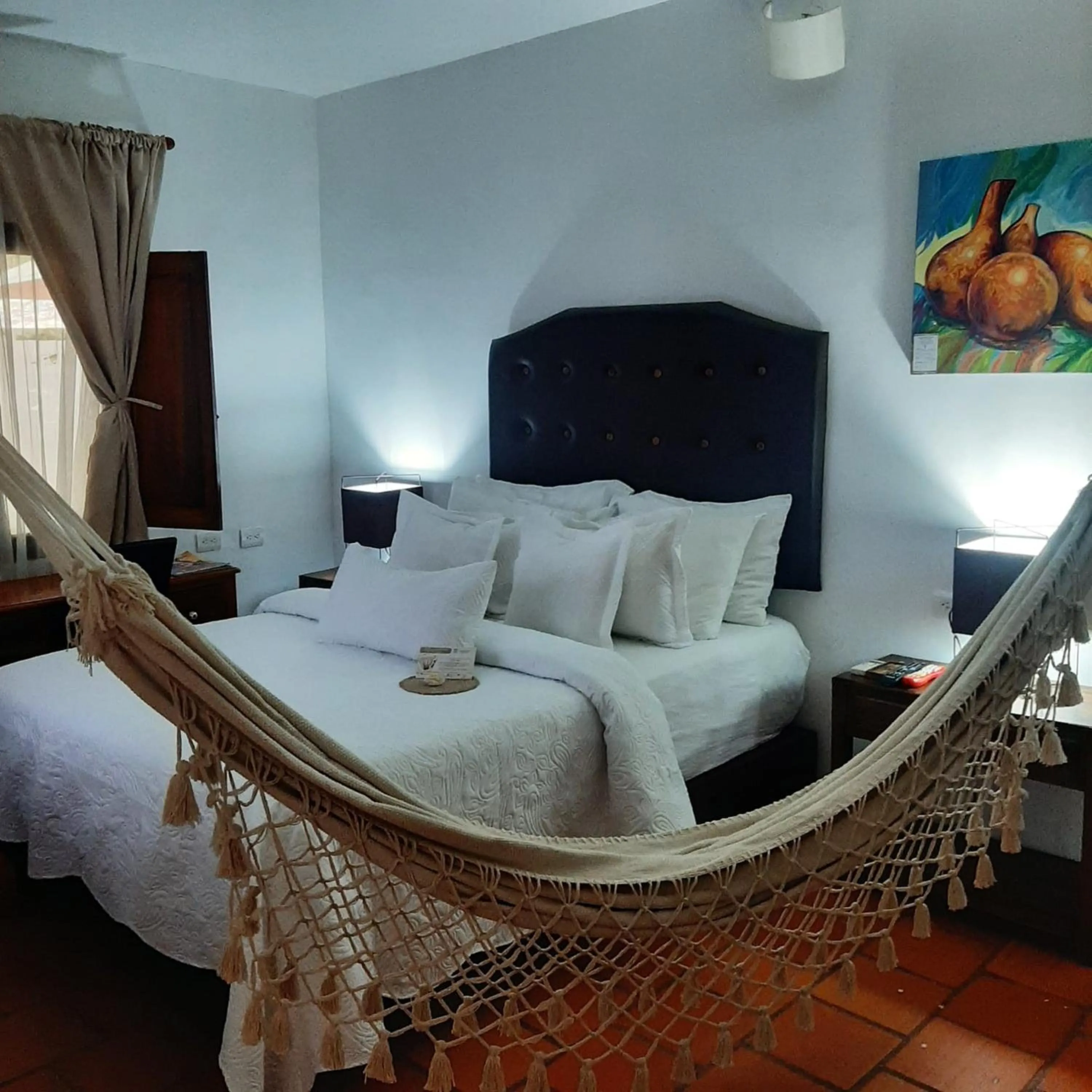 Bed in Hotel Boutique Casa de Los Santos Reyes Valledupar