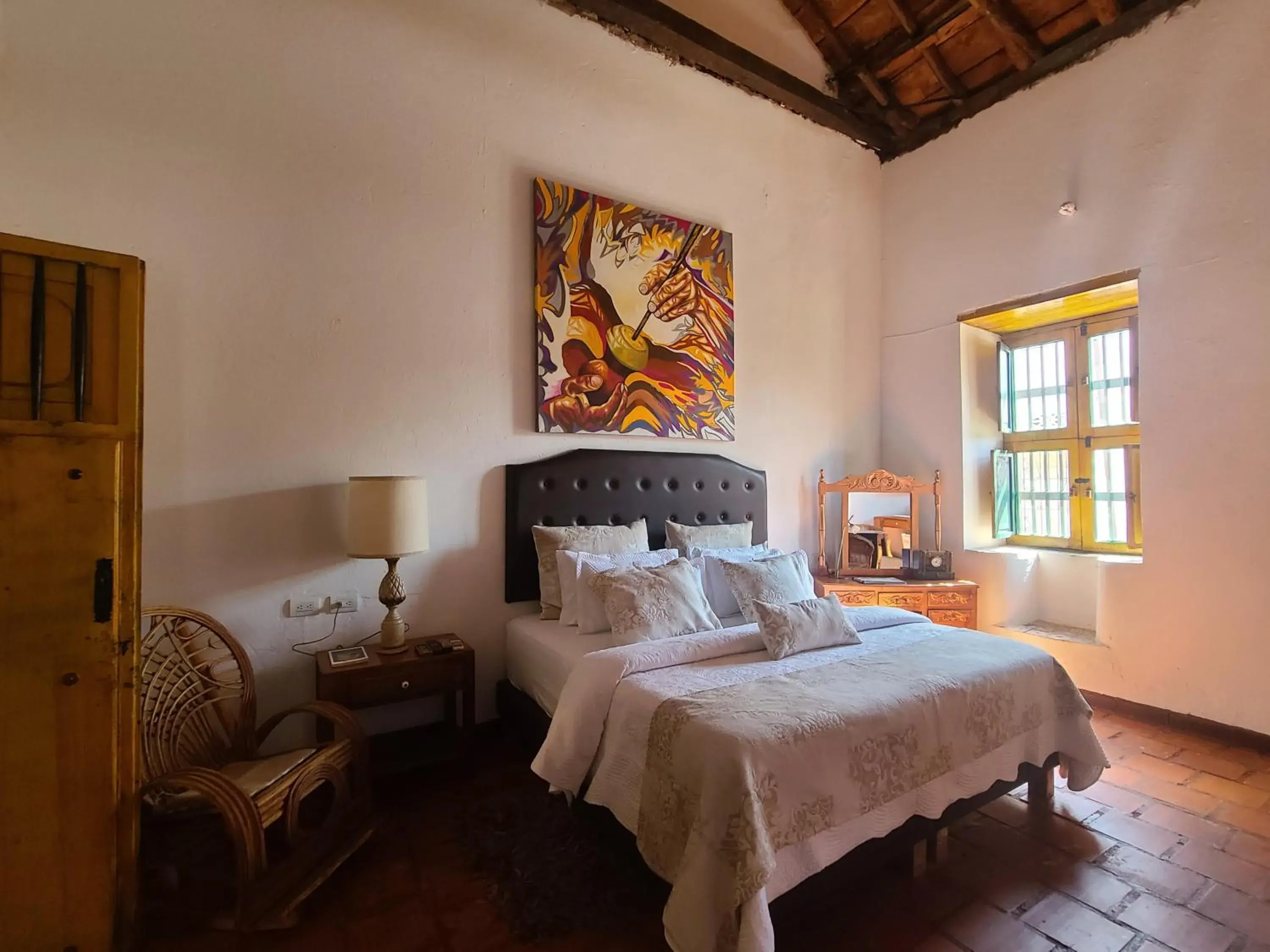 Landmark view, Bed in Hotel Boutique Casa de Los Santos Reyes Valledupar Landmark view, Bed in Hotel Boutique Casa de Los Santos Reyes Valledupar