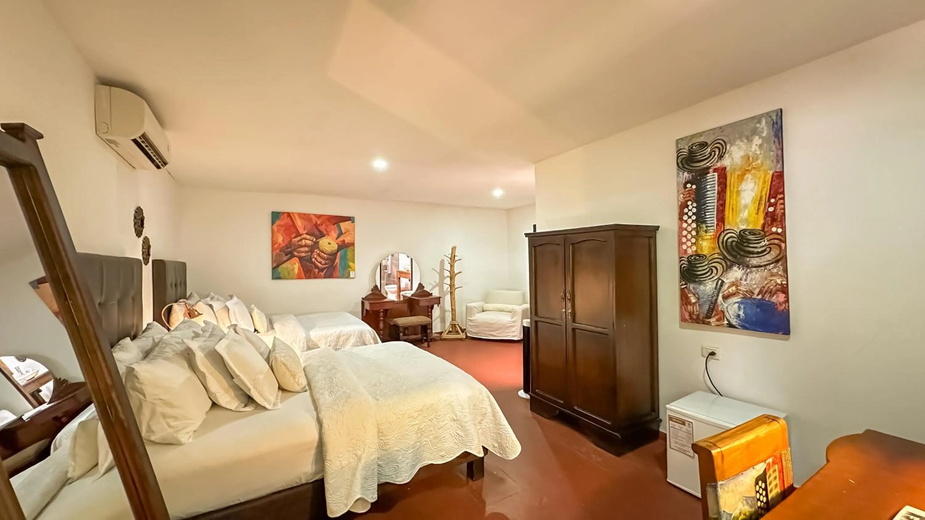 Bed in Hotel Boutique Casa de Los Santos Reyes Valledupar