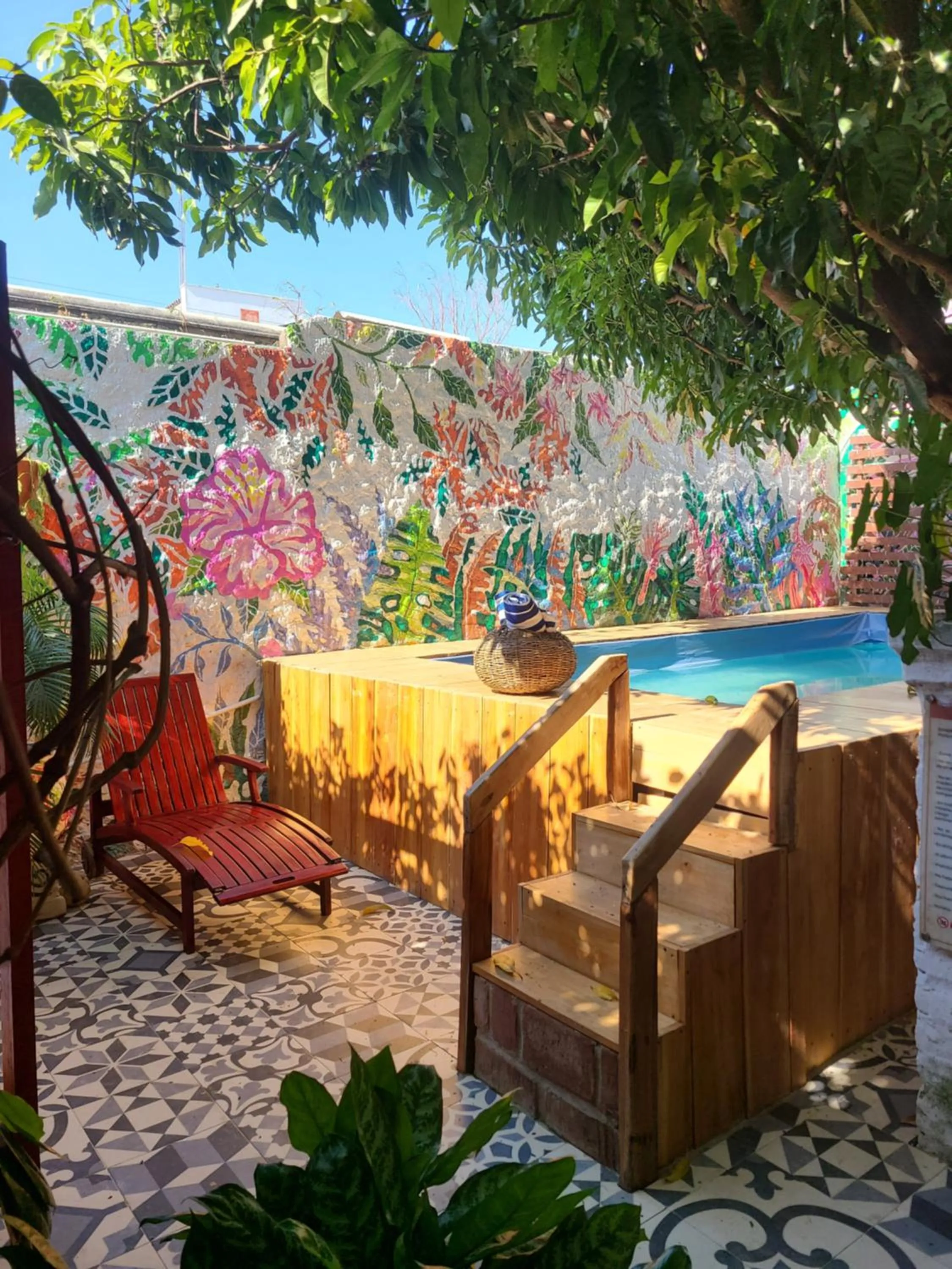 Swimming pool in Hotel Boutique Casa de Los Santos Reyes Valledupar