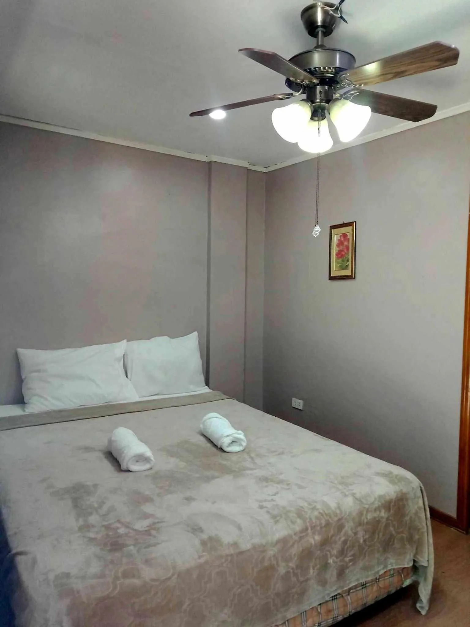 Bed in J & V Oceanview Beach Resort