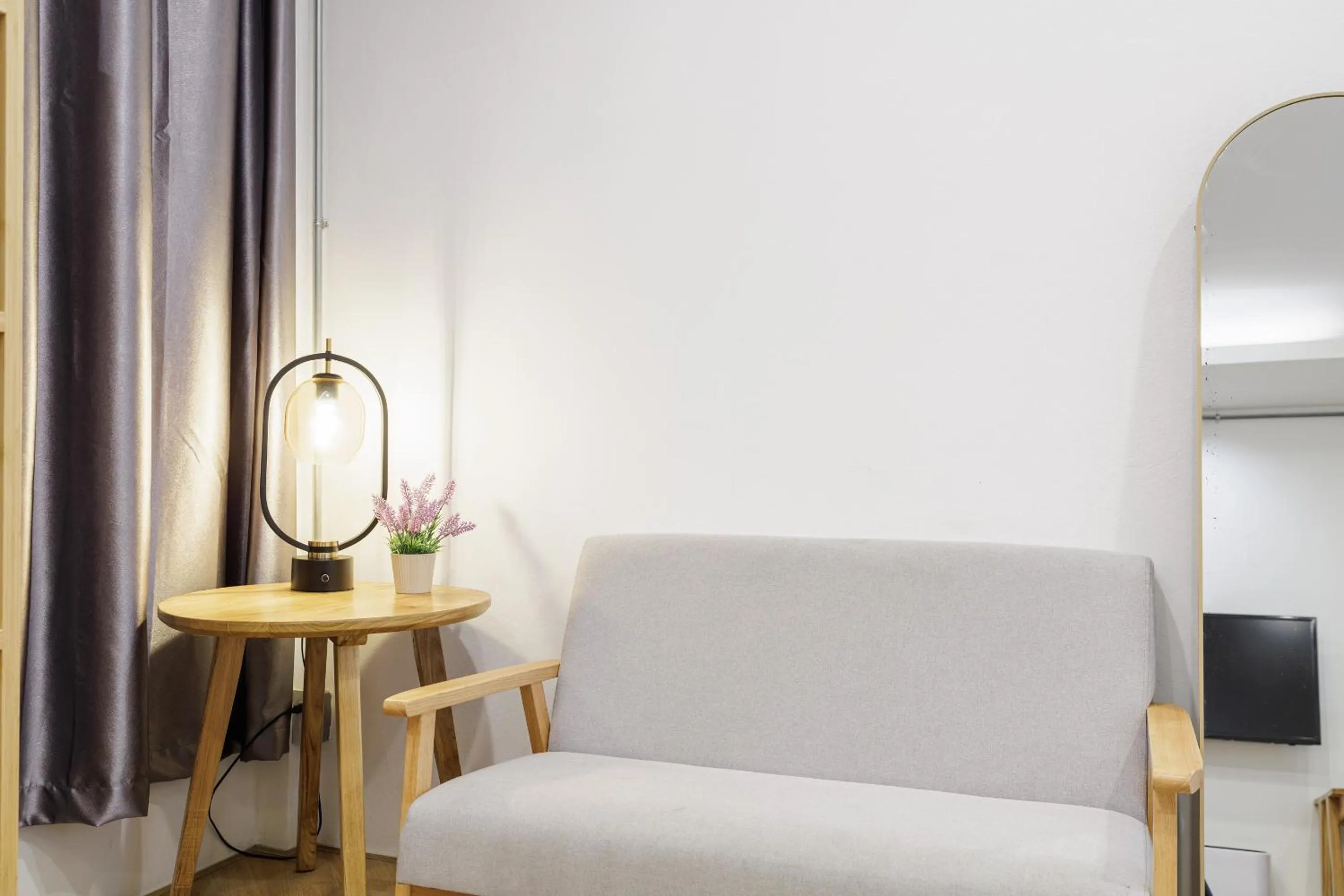 Living room in Wabisabi Bangkok 3 MIN To Train Station