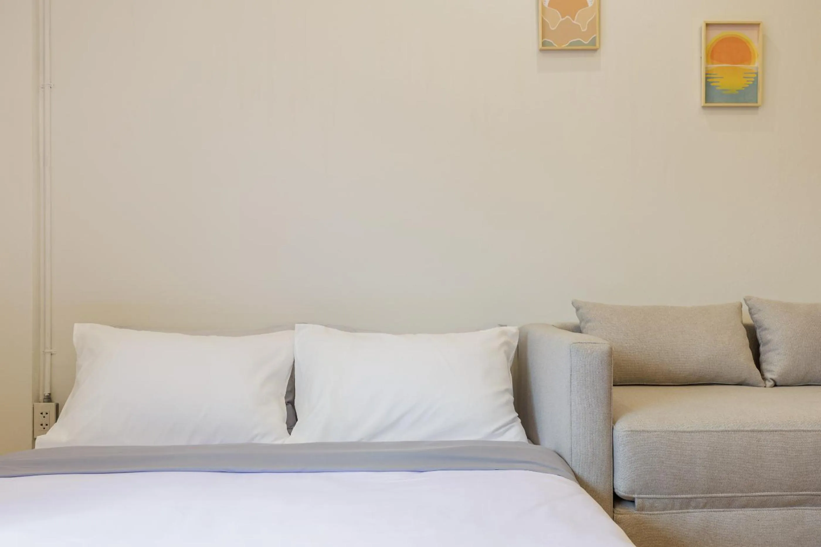 View (from property/room), Bed in Wabisabi Bangkok 3 MIN To Train Station