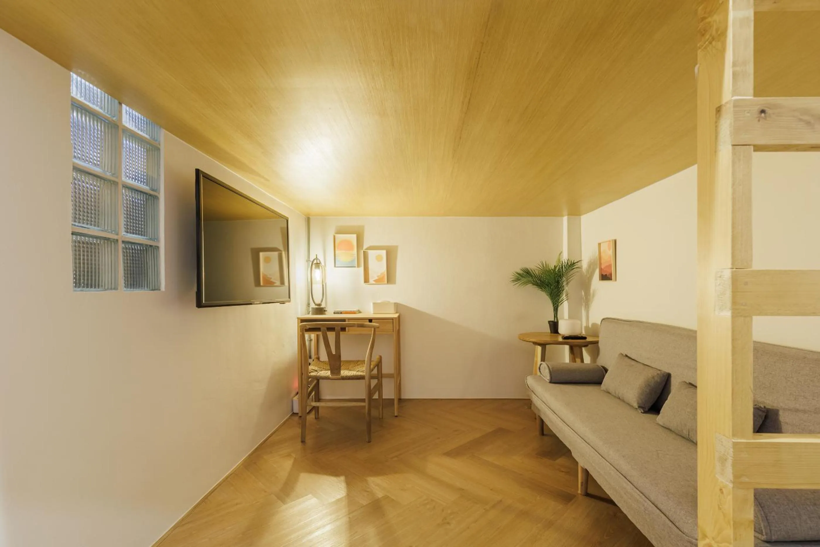 View (from property/room), Bed in Wabisabi Bangkok 3 MIN To Train Station