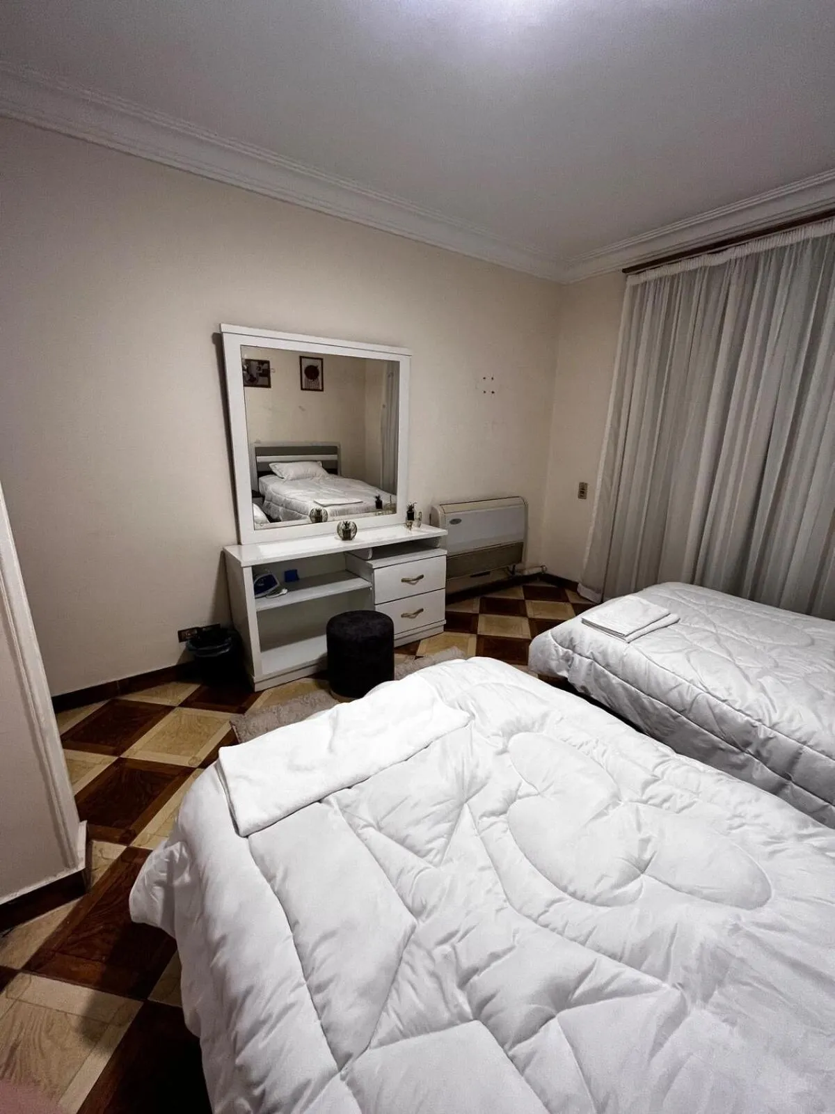 Bed in Zamalek Nile view prime location 4BR