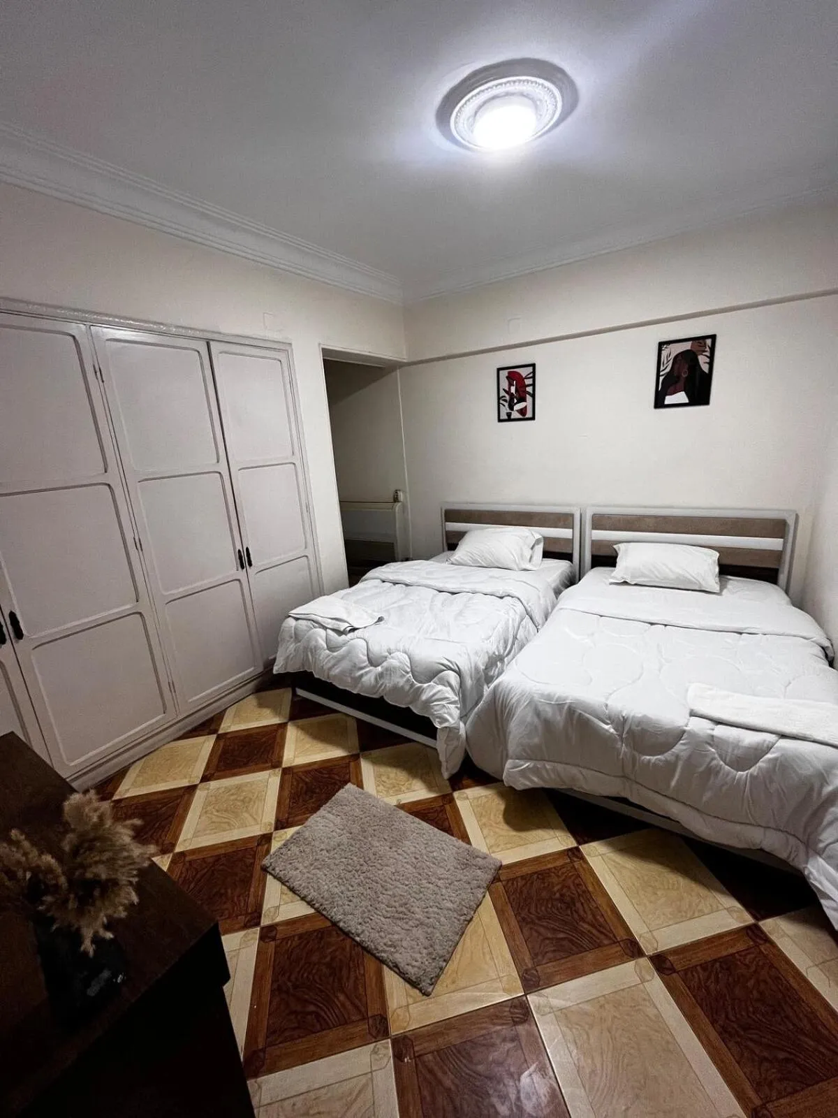 Bed in Zamalek Nile view prime location 4BR