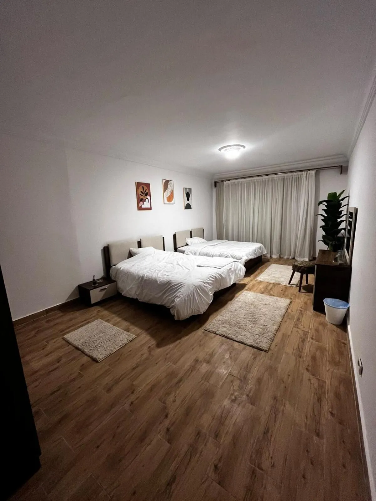 Bed in Zamalek Nile view prime location 4BR
