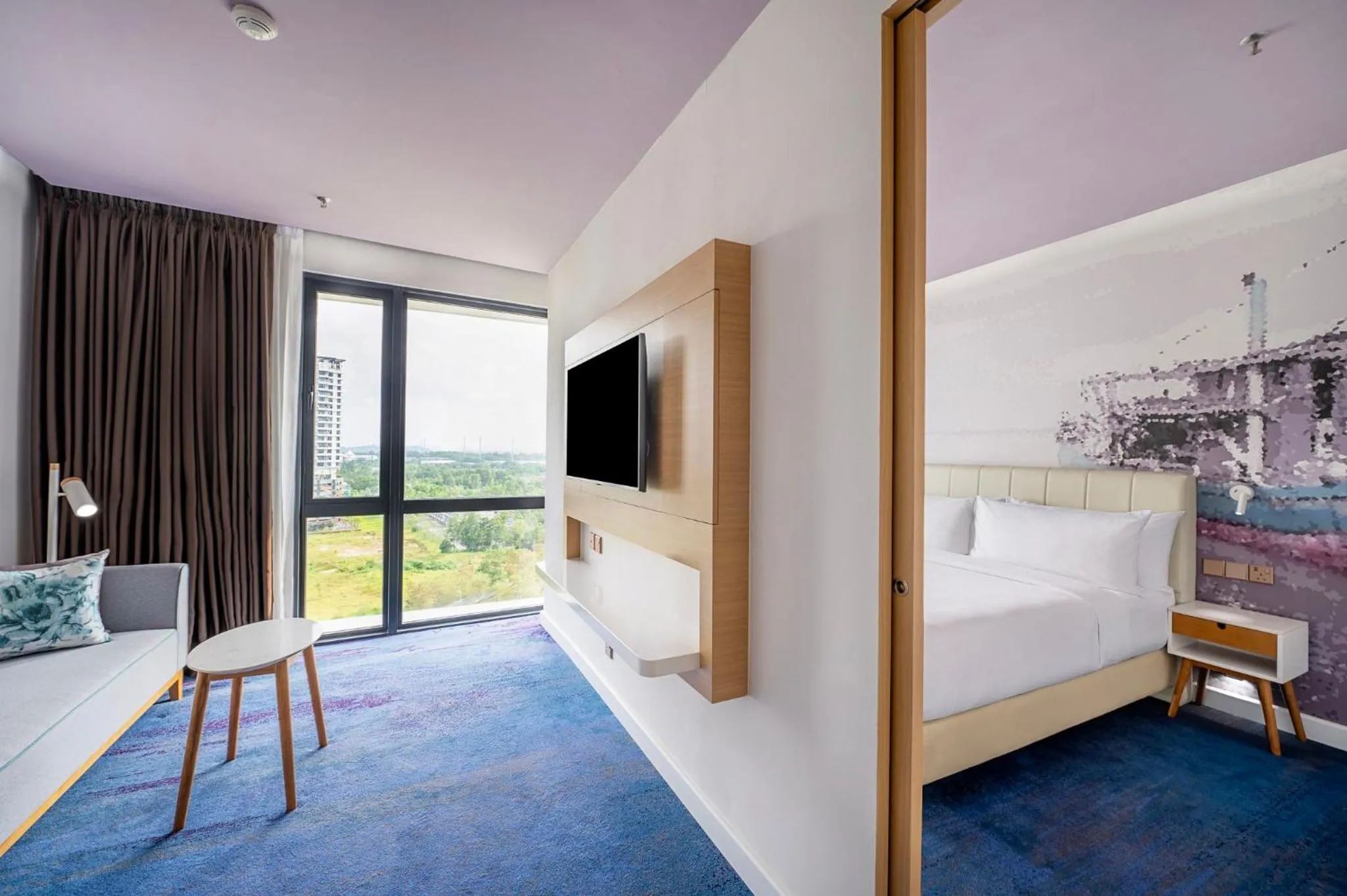 Photo of the whole room, Bed in OZO Medini Malaysia